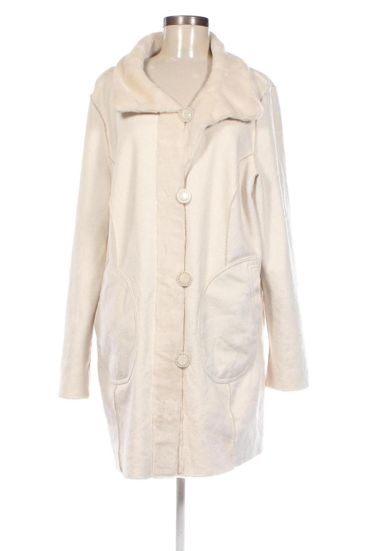 Palton de femei Alfredo Pauly, Mărime XL, Culoare Ecru, Preț 166,78 Lei
