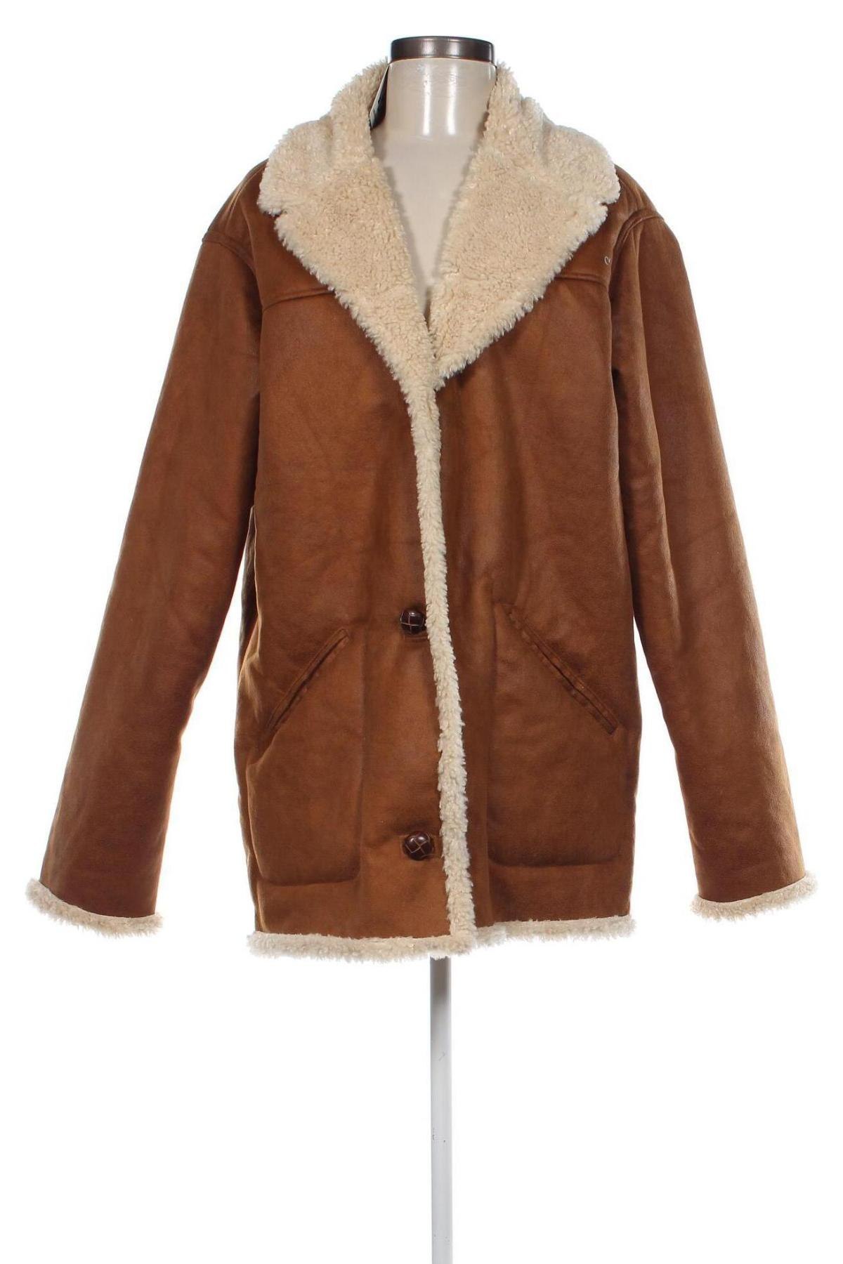 Дамско палто BDG, Размер S, Цвят Кафяв, Цена 41,60 лв.
