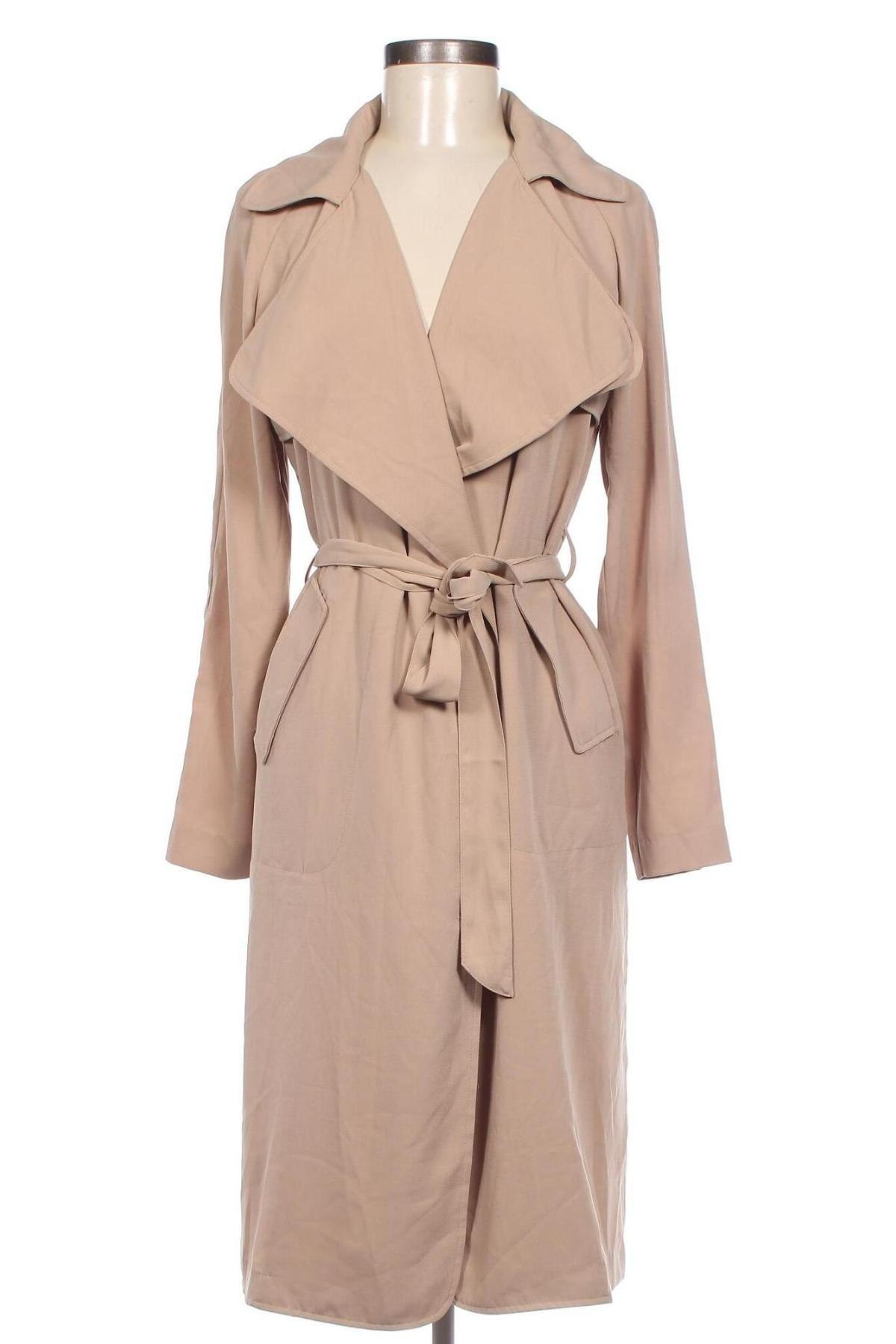 Γυναικείο παλτό Bik Bok, Μέγεθος XS, Χρώμα  Μπέζ, Τιμή 21,77 €
