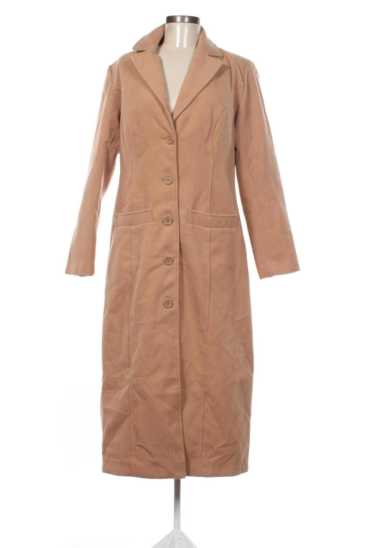 Γυναικείο παλτό Bpc Bonprix Collection, Μέγεθος M, Χρώμα  Μπέζ, Τιμή 41,04 €