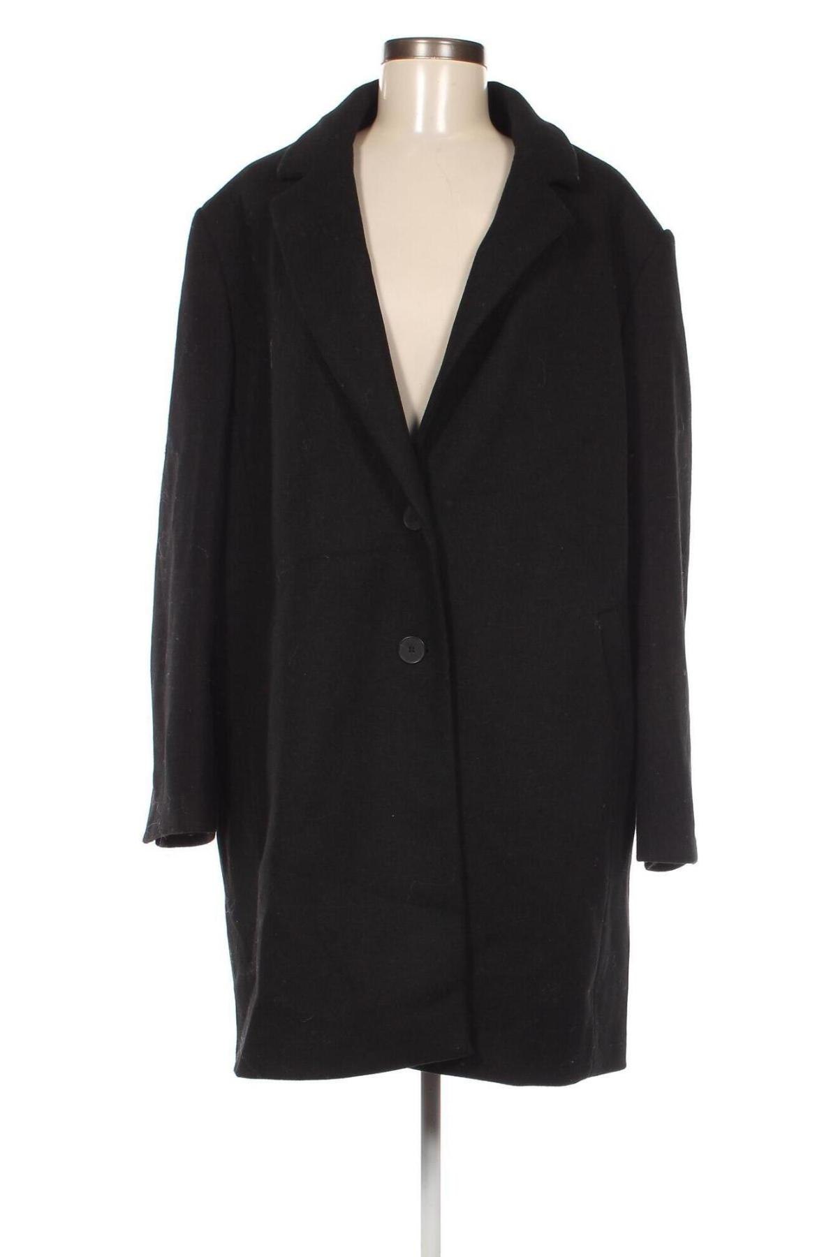 Дамско палто C&A, Размер XXL, Цвят Черен, Цена 69,55 лв.