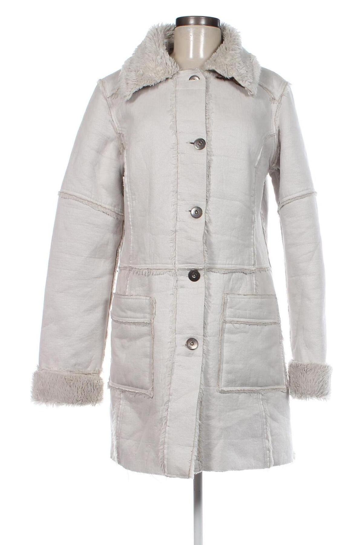 Γυναικείο παλτό Calliope, Μέγεθος L, Χρώμα Εκρού, Τιμή 41,04 €