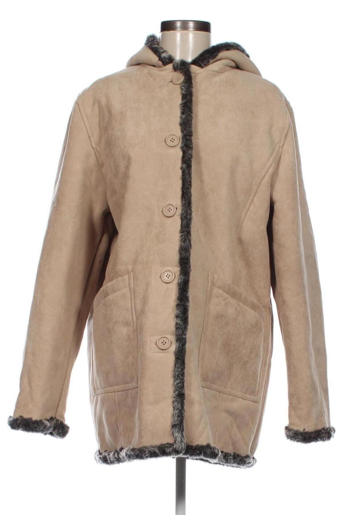 Дамско палто Canda, Размер XL, Цвят Бежов, Цена 69,55 лв.