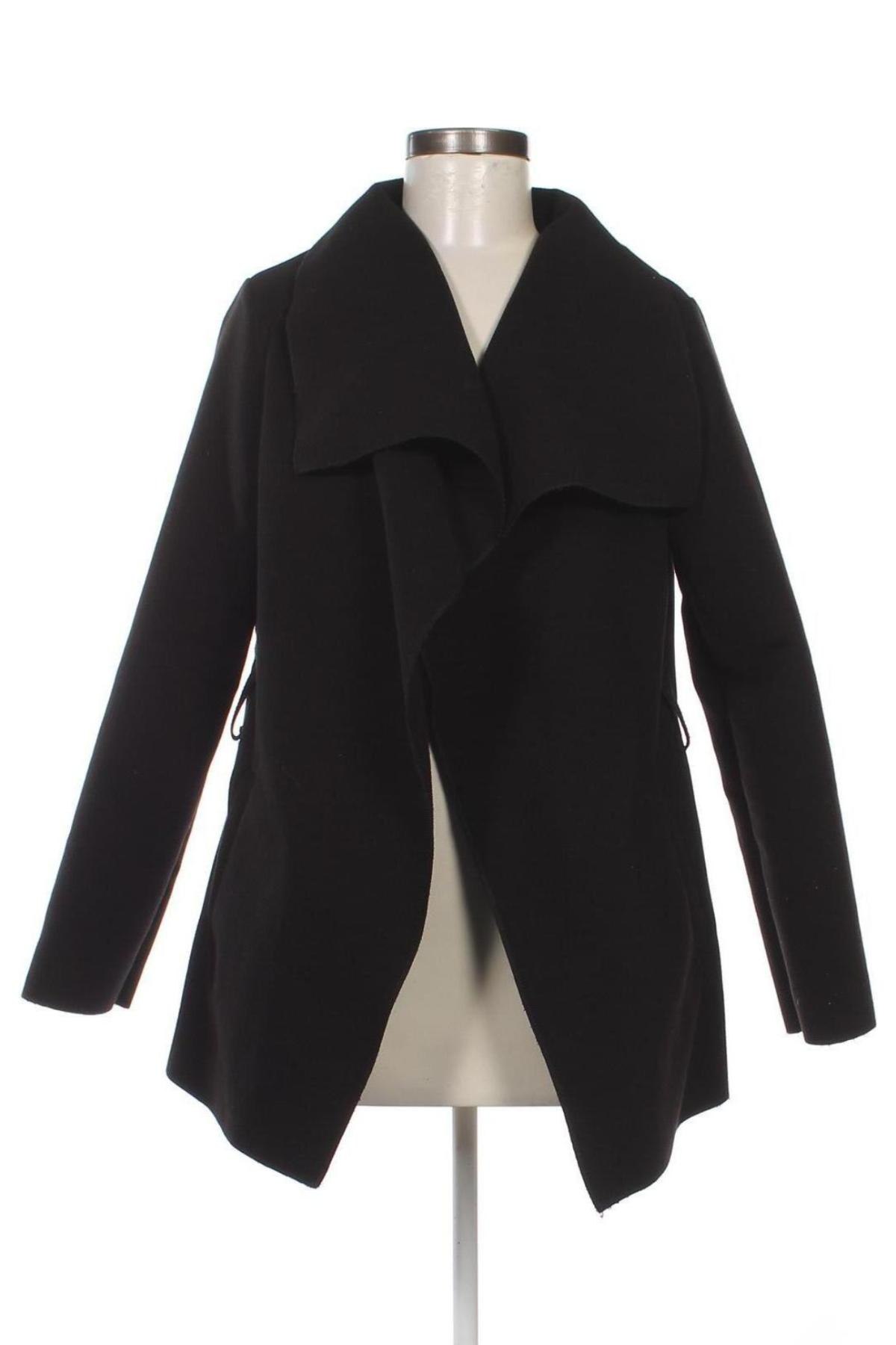 Дамско палто Colloseum, Размер S, Цвят Черен, Цена 80,25 лв.