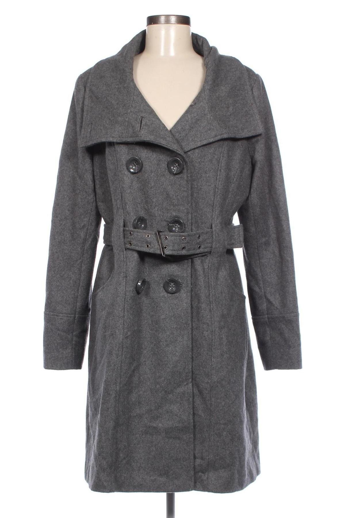 Γυναικείο παλτό Covered By Bandolera, Μέγεθος XL, Χρώμα Γκρί, Τιμή 51,47 €