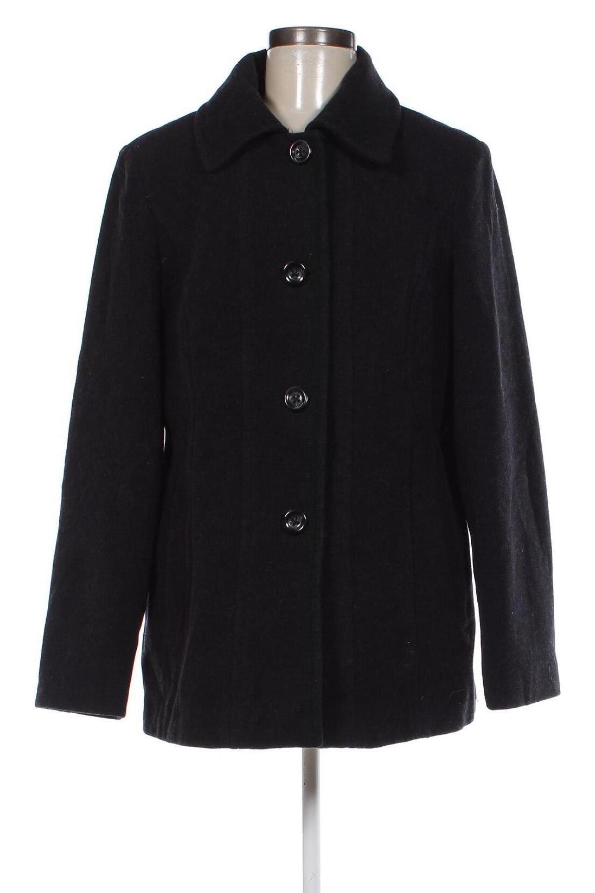 Дамско палто Croft & Barrow, Размер XL, Цвят Черен, Цена 35,20 лв.