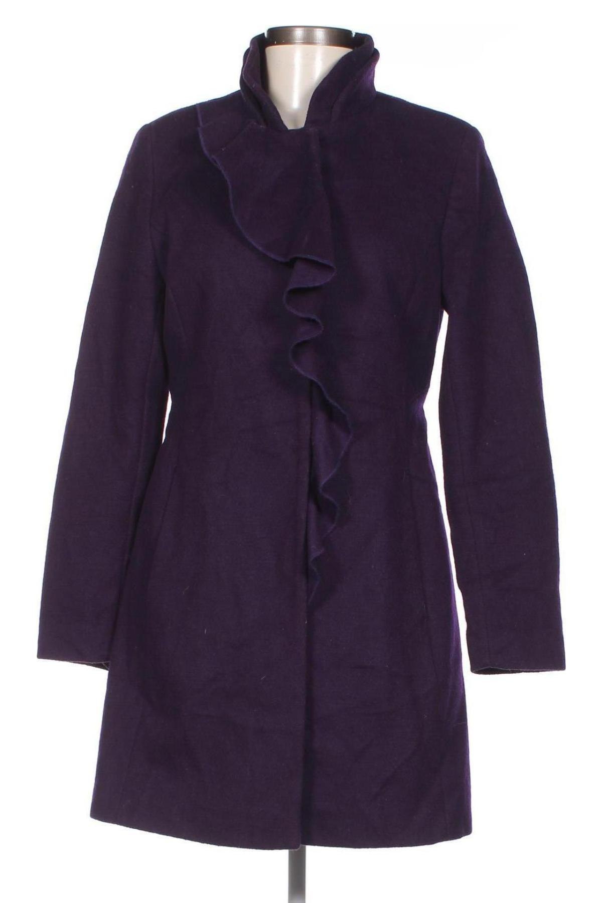 Дамско палто DKNY, Размер S, Цвят Лилав, Цена 89,70 лв.