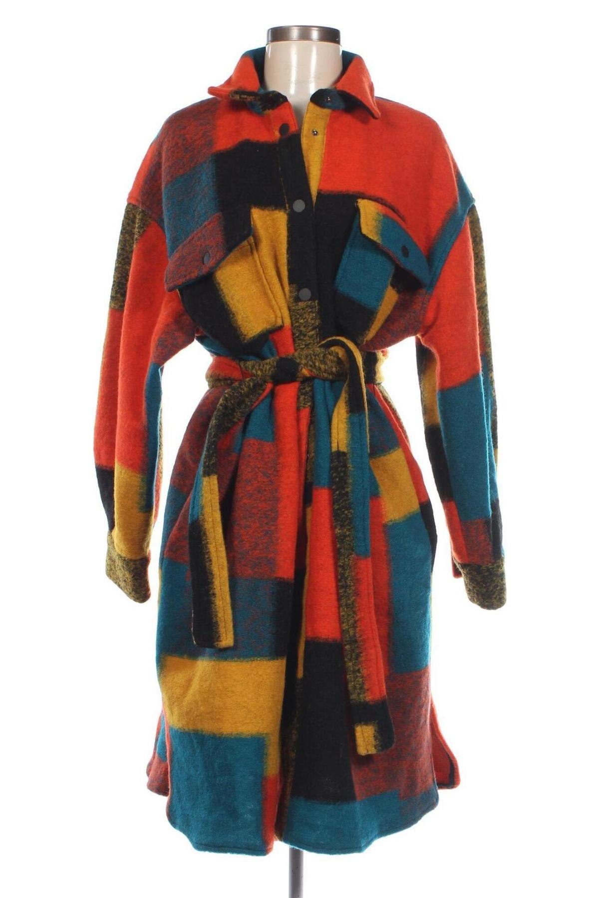 Γυναικείο παλτό Desigual, Μέγεθος XL, Χρώμα Πολύχρωμο, Τιμή 140,39 €