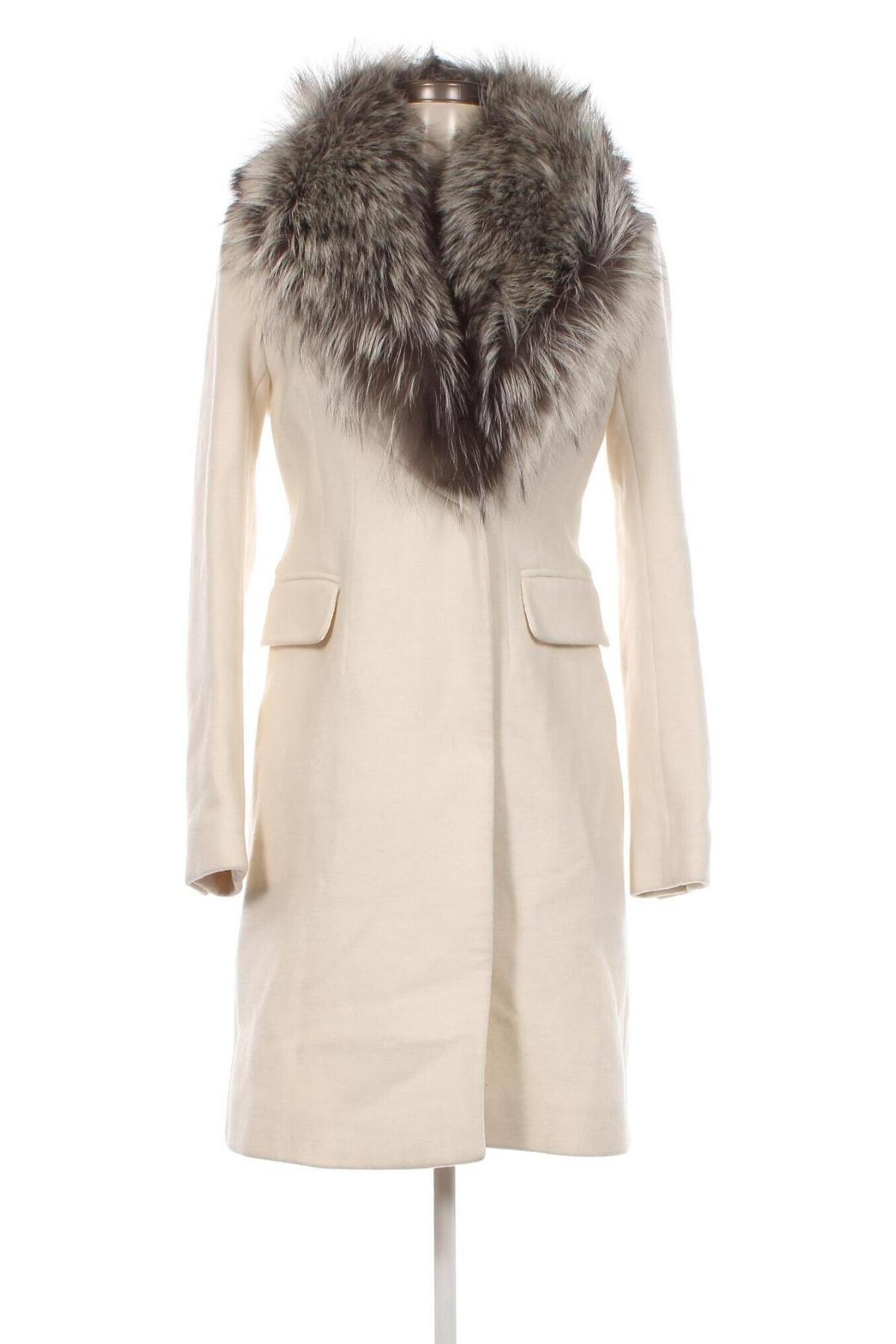 Γυναικείο παλτό Diane Von Furstenberg, Μέγεθος S, Χρώμα Εκρού, Τιμή 611,62 €