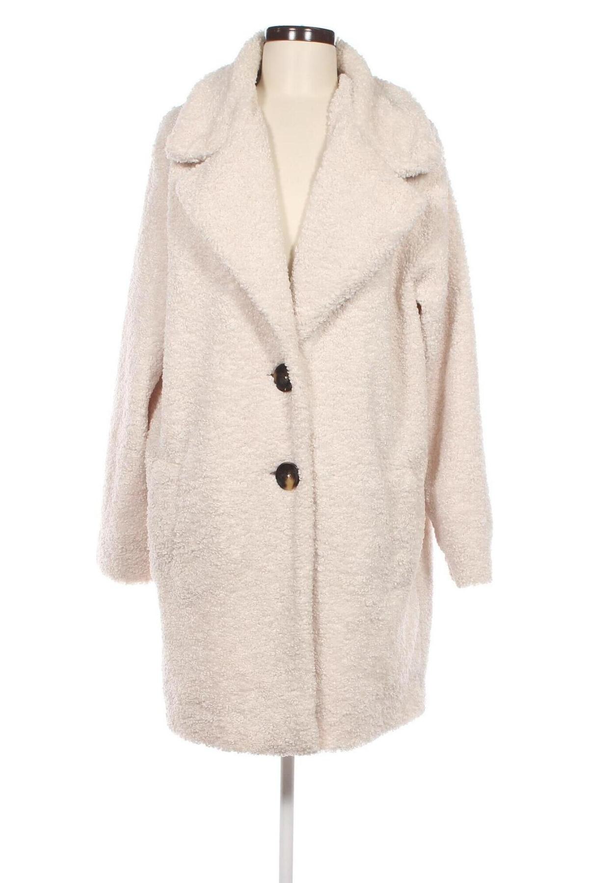 Γυναικείο παλτό F&F, Μέγεθος XL, Χρώμα Λευκό, Τιμή 42,67 €