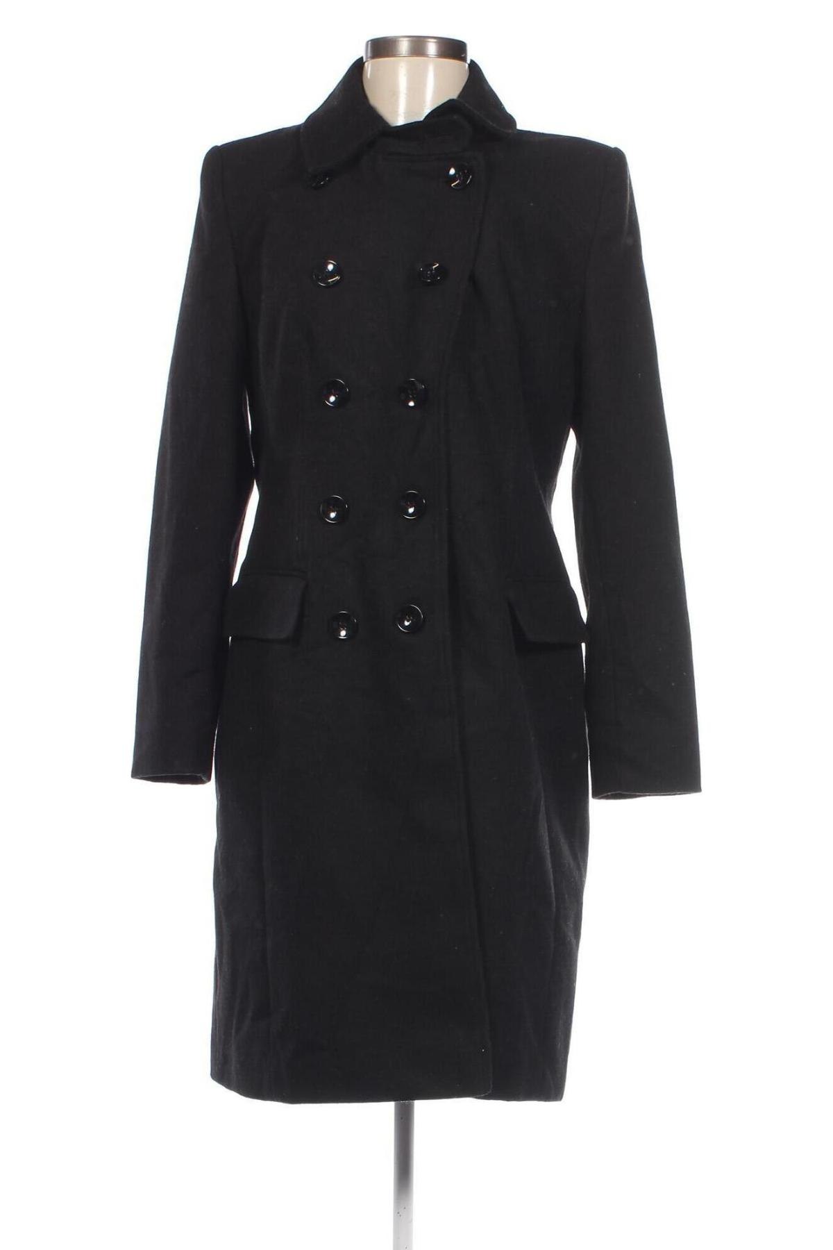 Γυναικείο παλτό F&F, Μέγεθος S, Χρώμα Μαύρο, Τιμή 41,04 €