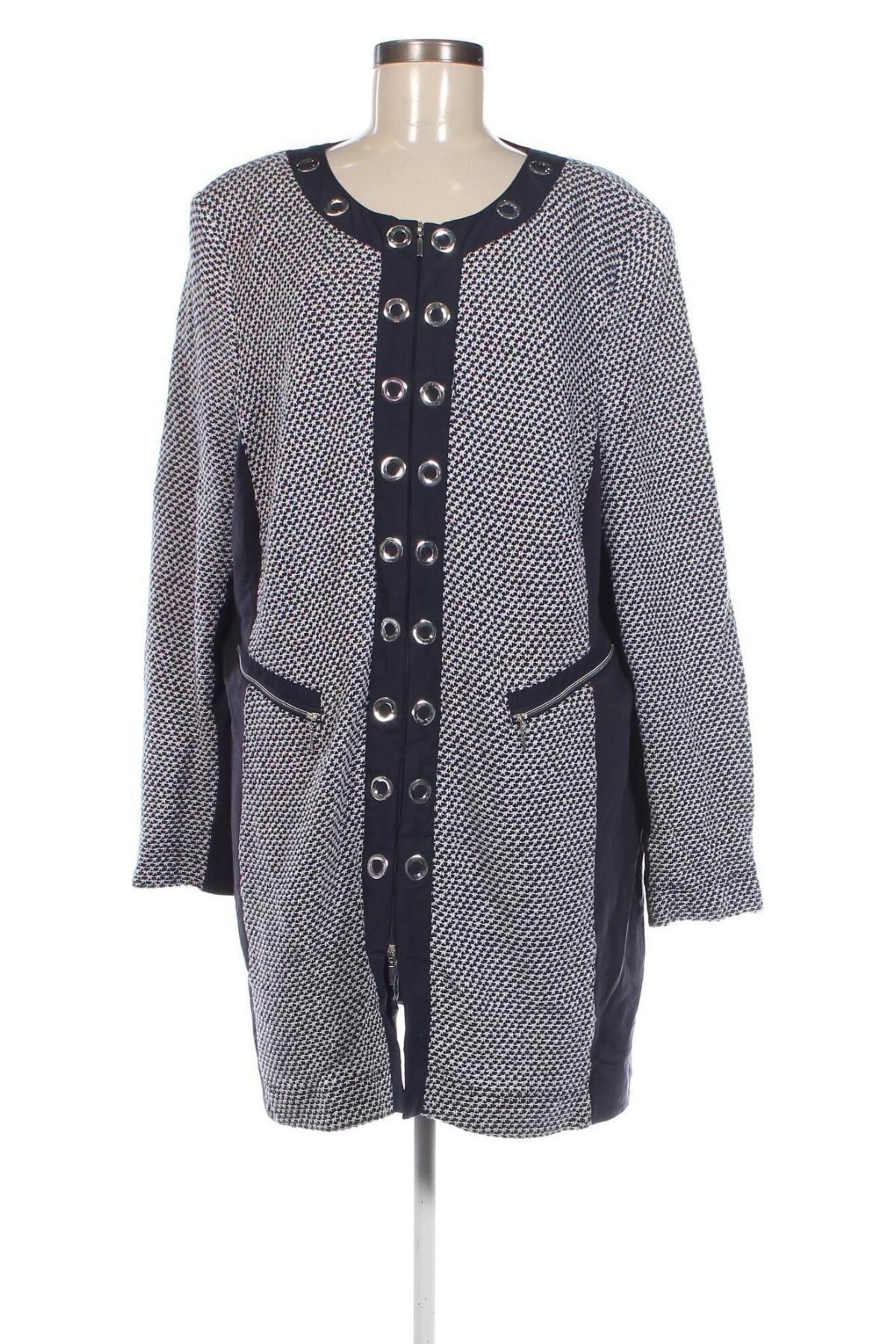 Γυναικείο παλτό Gelco, Μέγεθος XXL, Χρώμα Μπλέ, Τιμή 21,77 €