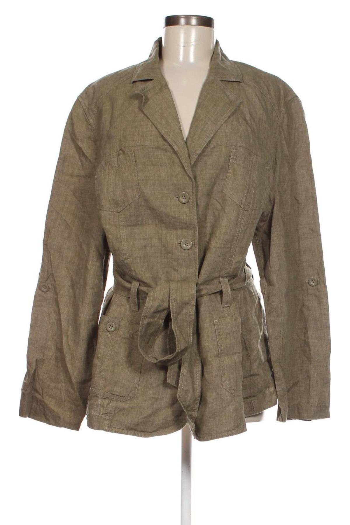 Дамско палто Gerry Weber, Размер L, Цвят Зелен, Цена 61,60 лв.