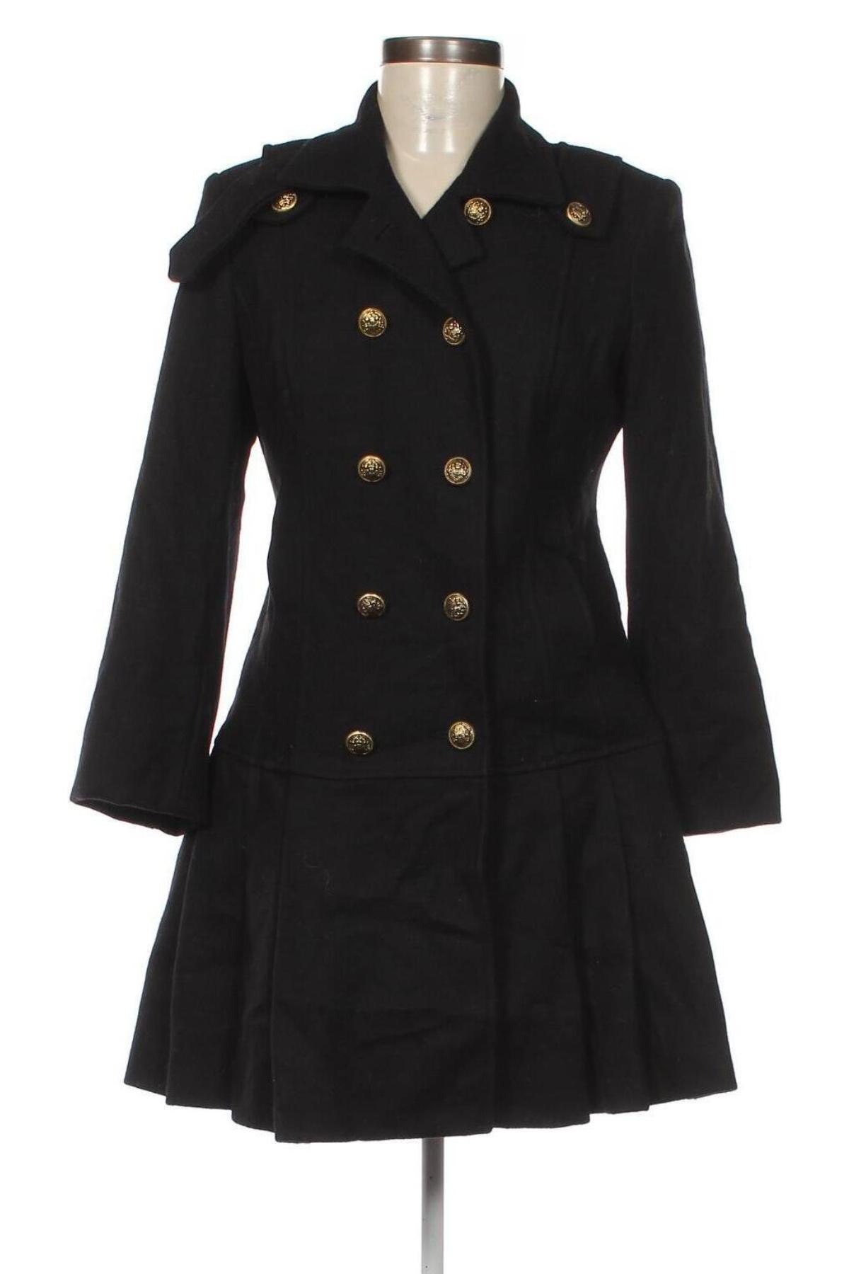 Γυναικείο παλτό Guess, Μέγεθος S, Χρώμα Μαύρο, Τιμή 78,81 €