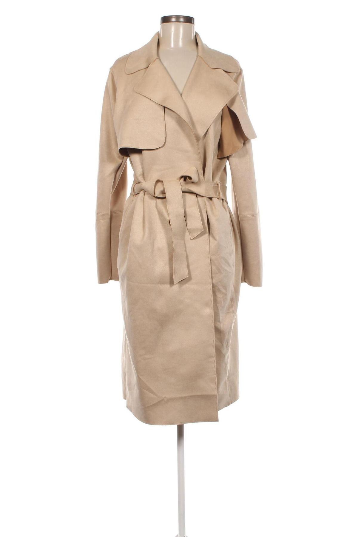 Γυναικείο παλτό H&M, Μέγεθος L, Χρώμα  Μπέζ, Τιμή 19,80 €