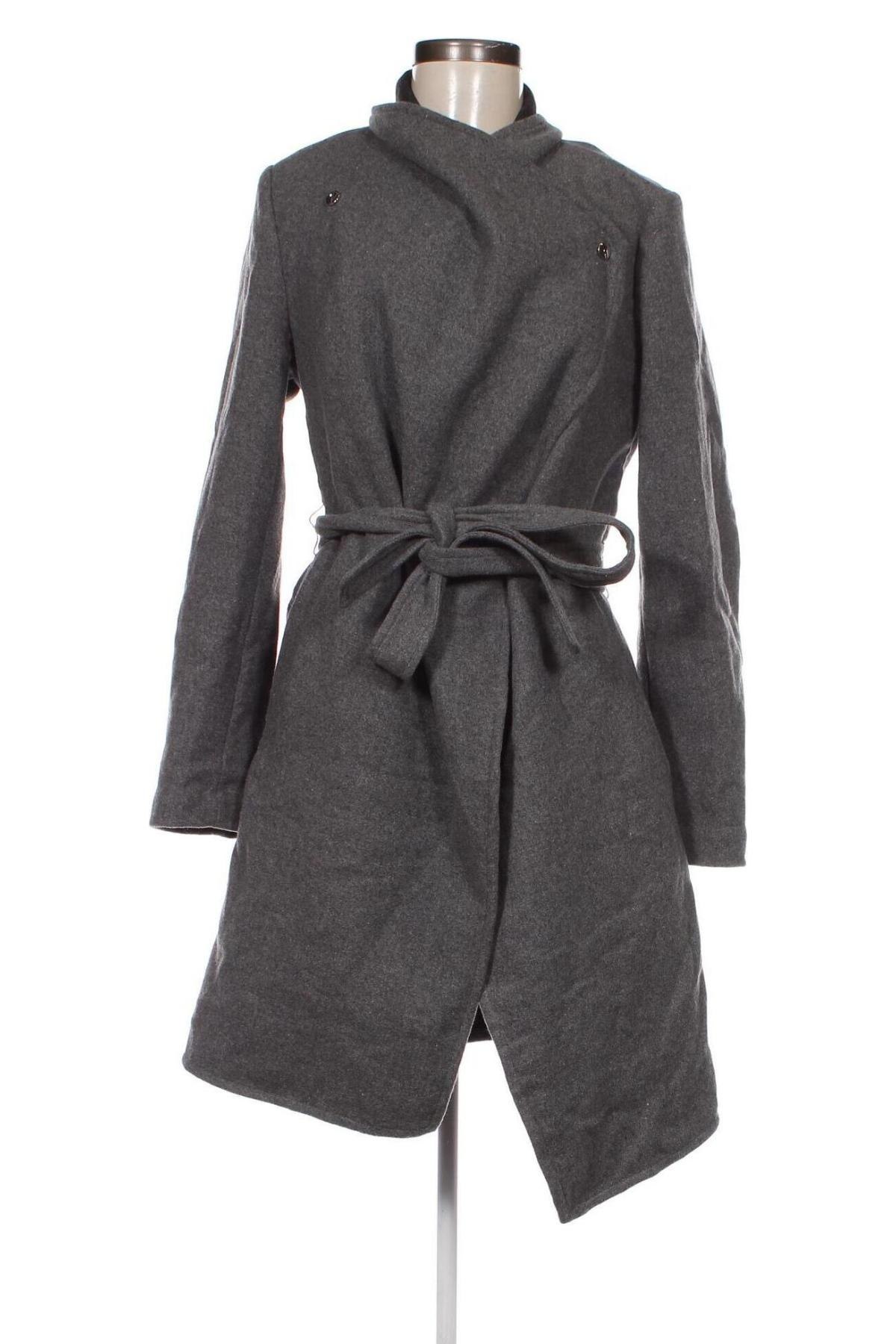 Palton de femei H&M, Mărime L, Culoare Gri, Preț 218,22 Lei