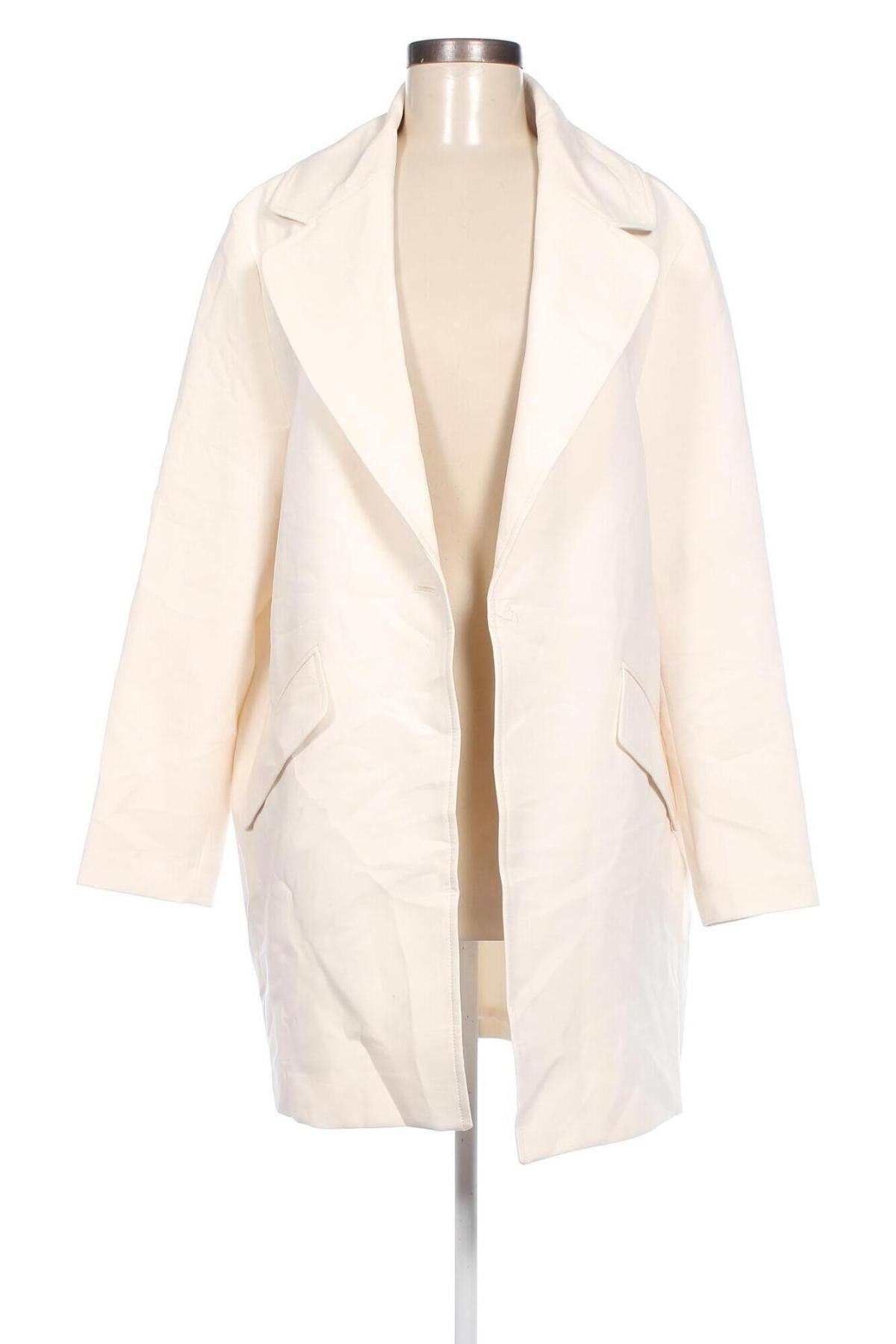 Дамско палто H&M, Размер M, Цвят Екрю, Цена 53,50 лв.