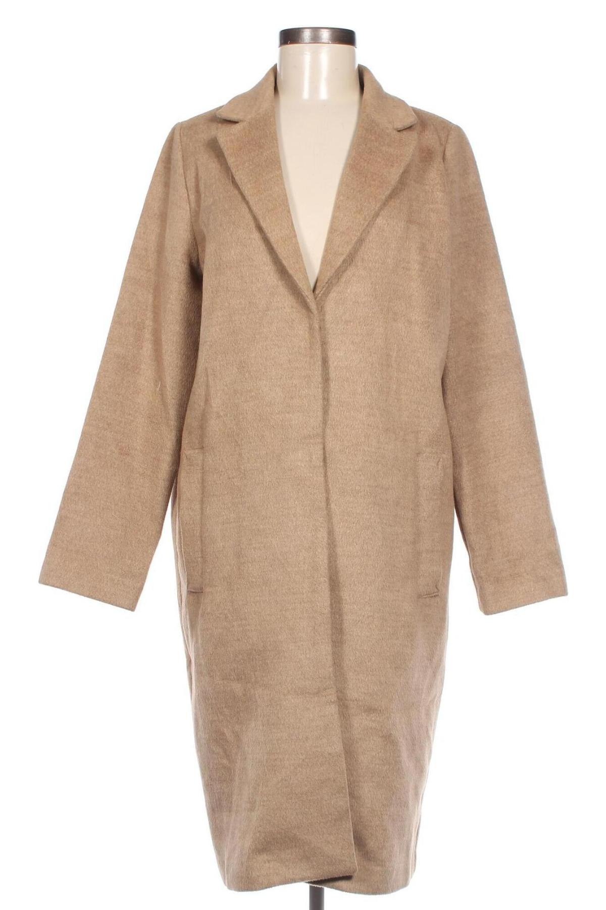 Palton de femei H&M, Mărime M, Culoare Maro, Preț 193,58 Lei