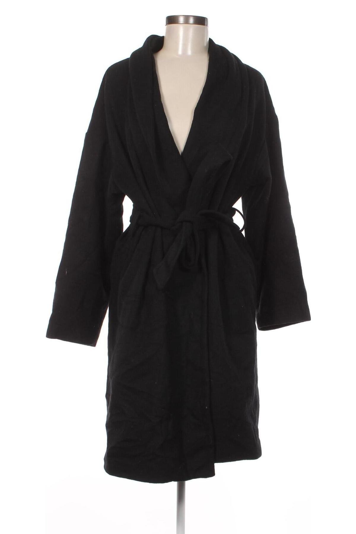 Dámský kabát  H&M Conscious Collection, Velikost L, Barva Černá, Cena  1 007,00 Kč