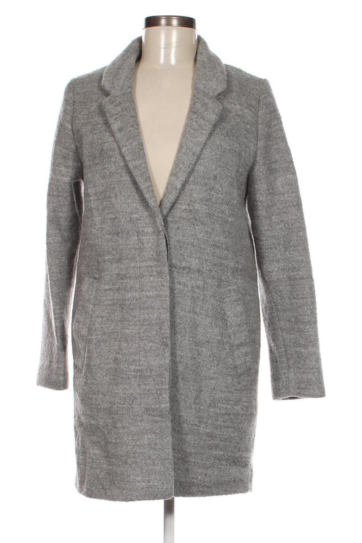 Palton de femei H&M Divided, Mărime S, Culoare Gri, Preț 228,78 Lei