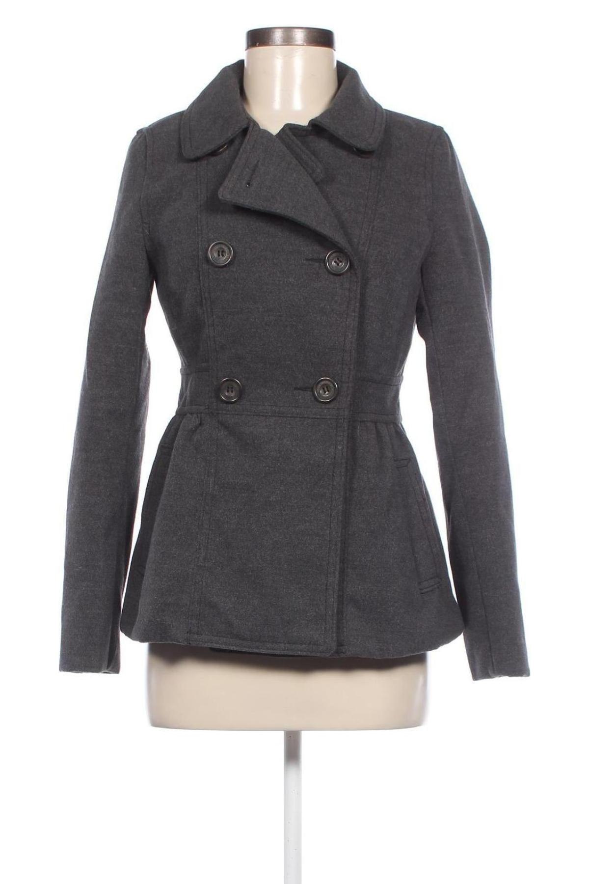 Palton de femei H&M Divided, Mărime S, Culoare Gri, Preț 105,27 Lei