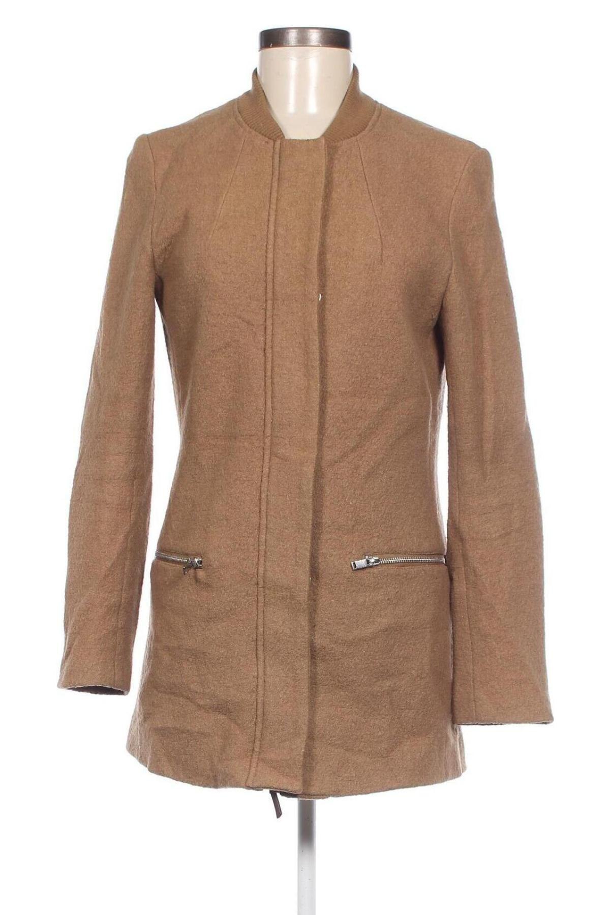 Palton de femei H&M Divided, Mărime M, Culoare Maro, Preț 193,58 Lei