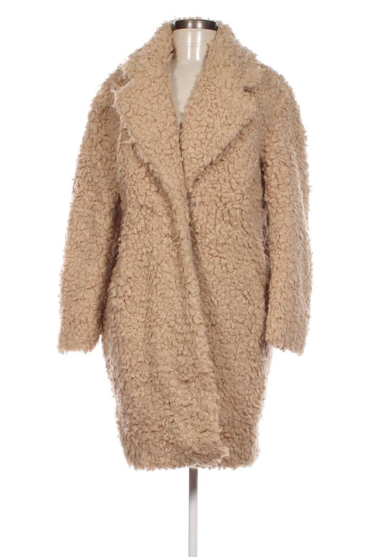 Γυναικείο παλτό H&M L.O.G.G., Μέγεθος S, Χρώμα  Μπέζ, Τιμή 43,02 €