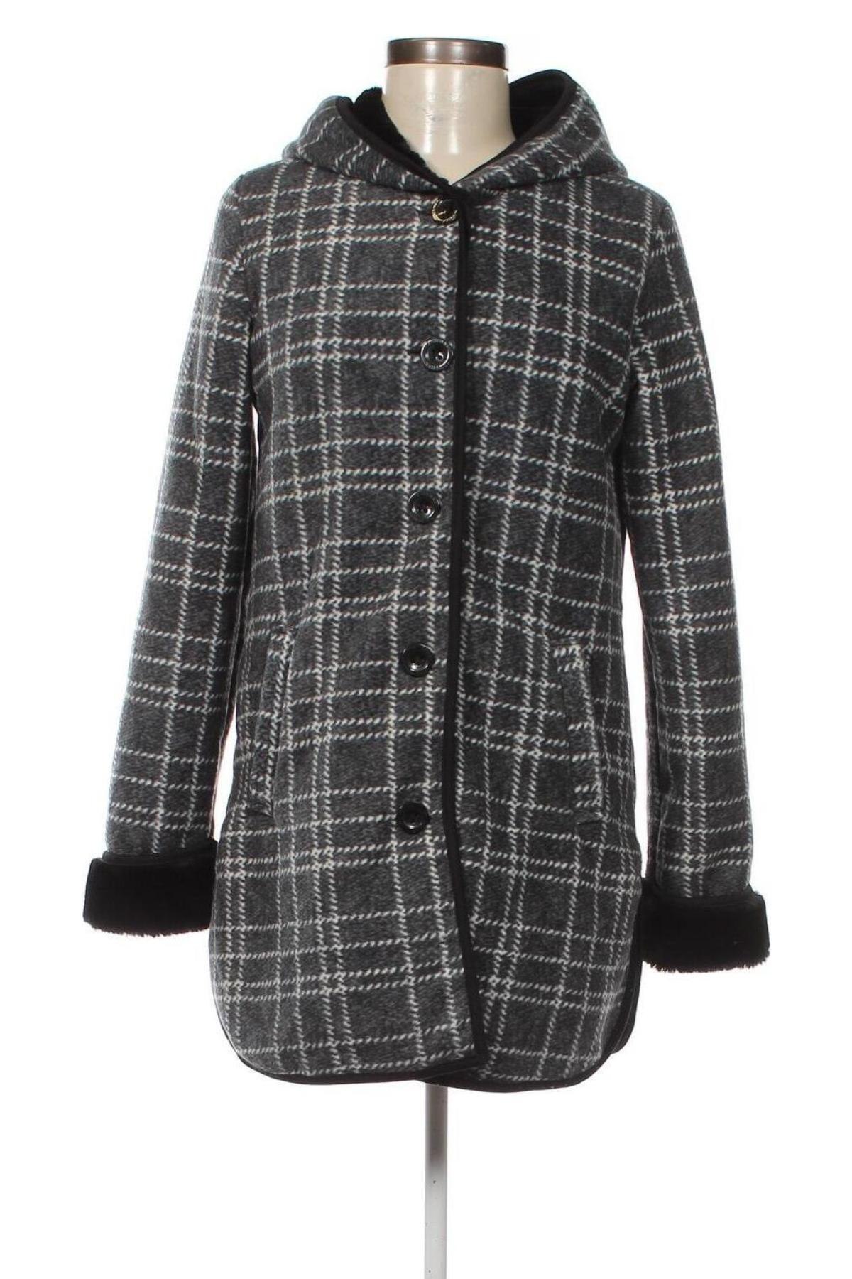 Γυναικείο παλτό Ike Behar, Μέγεθος S, Χρώμα Γκρί, Τιμή 28,38 €