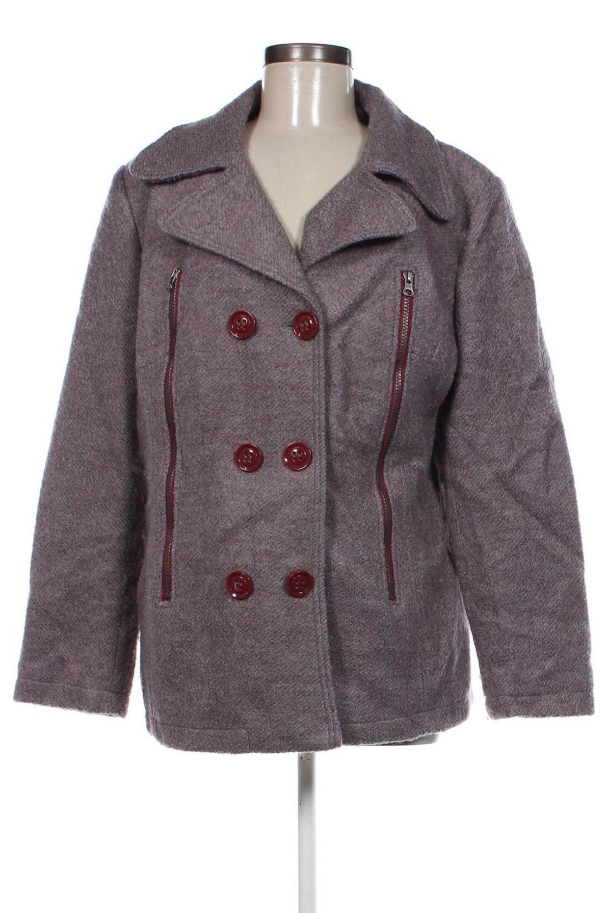 Дамско палто John Baner, Размер XL, Цвят Лилав, Цена 69,55 лв.