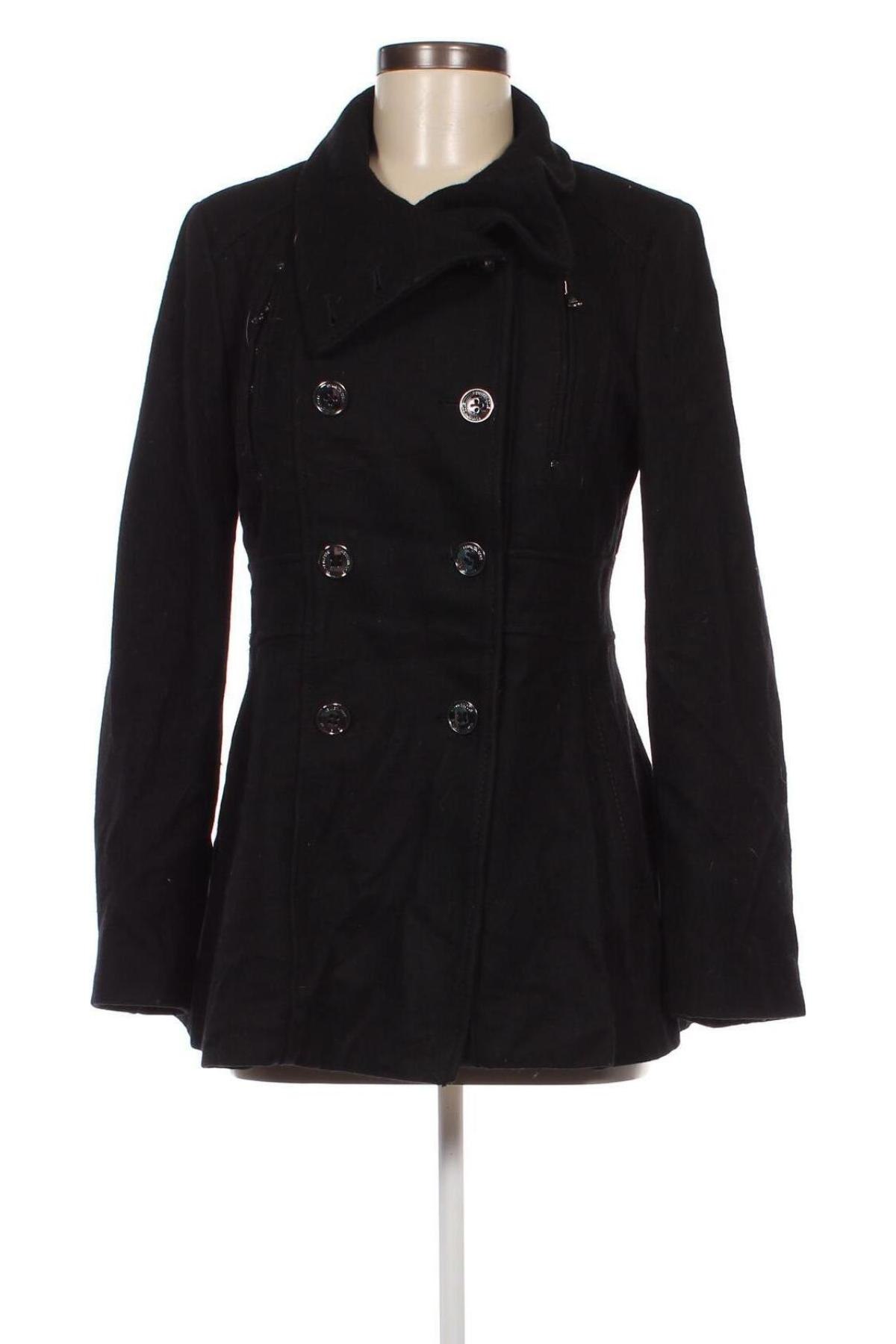 Дамско палто Kenneth Cole, Размер S, Цвят Черен, Цена 55,90 лв.