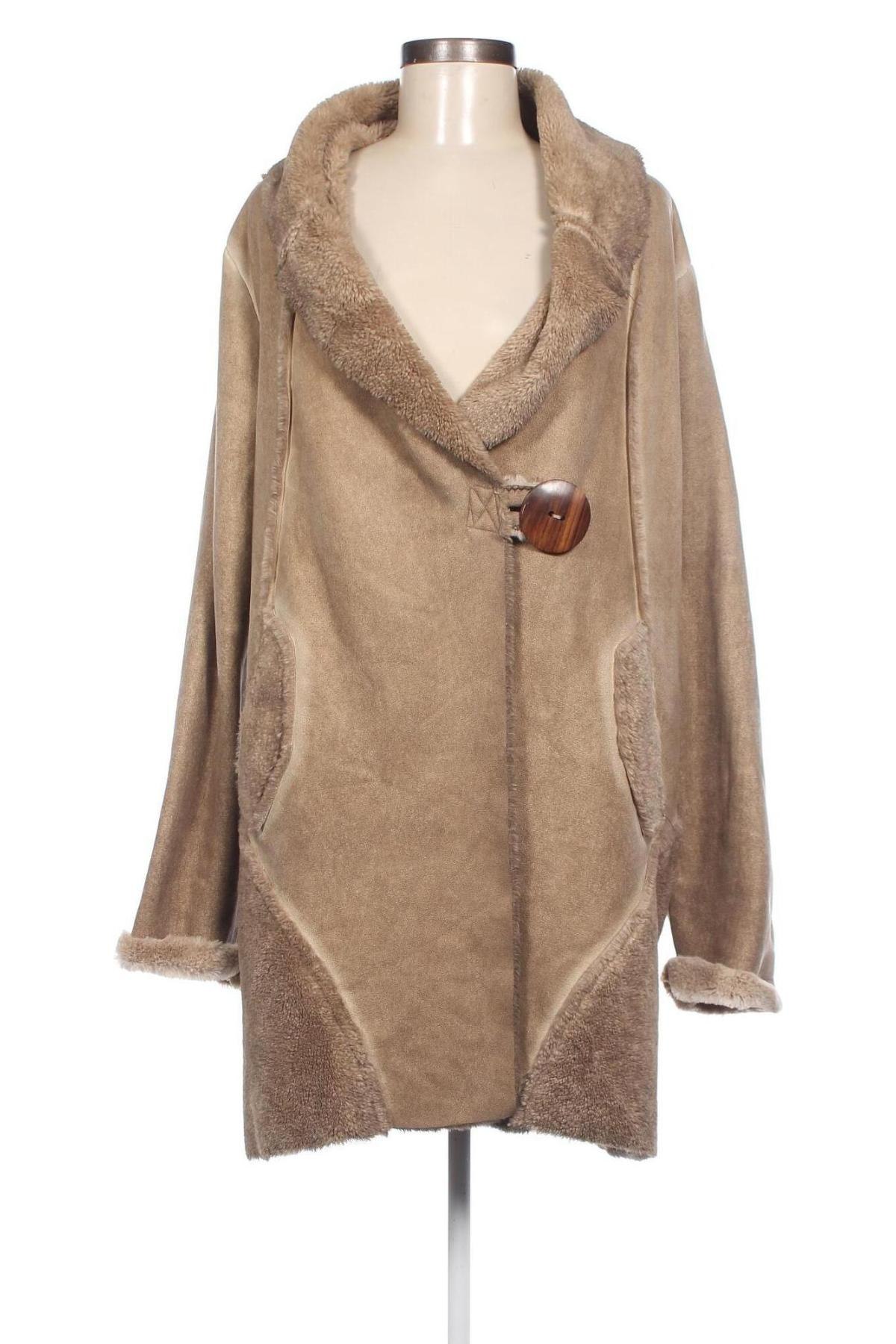 Palton de femei Made In Italy, Mărime L, Culoare Bej, Preț 228,78 Lei