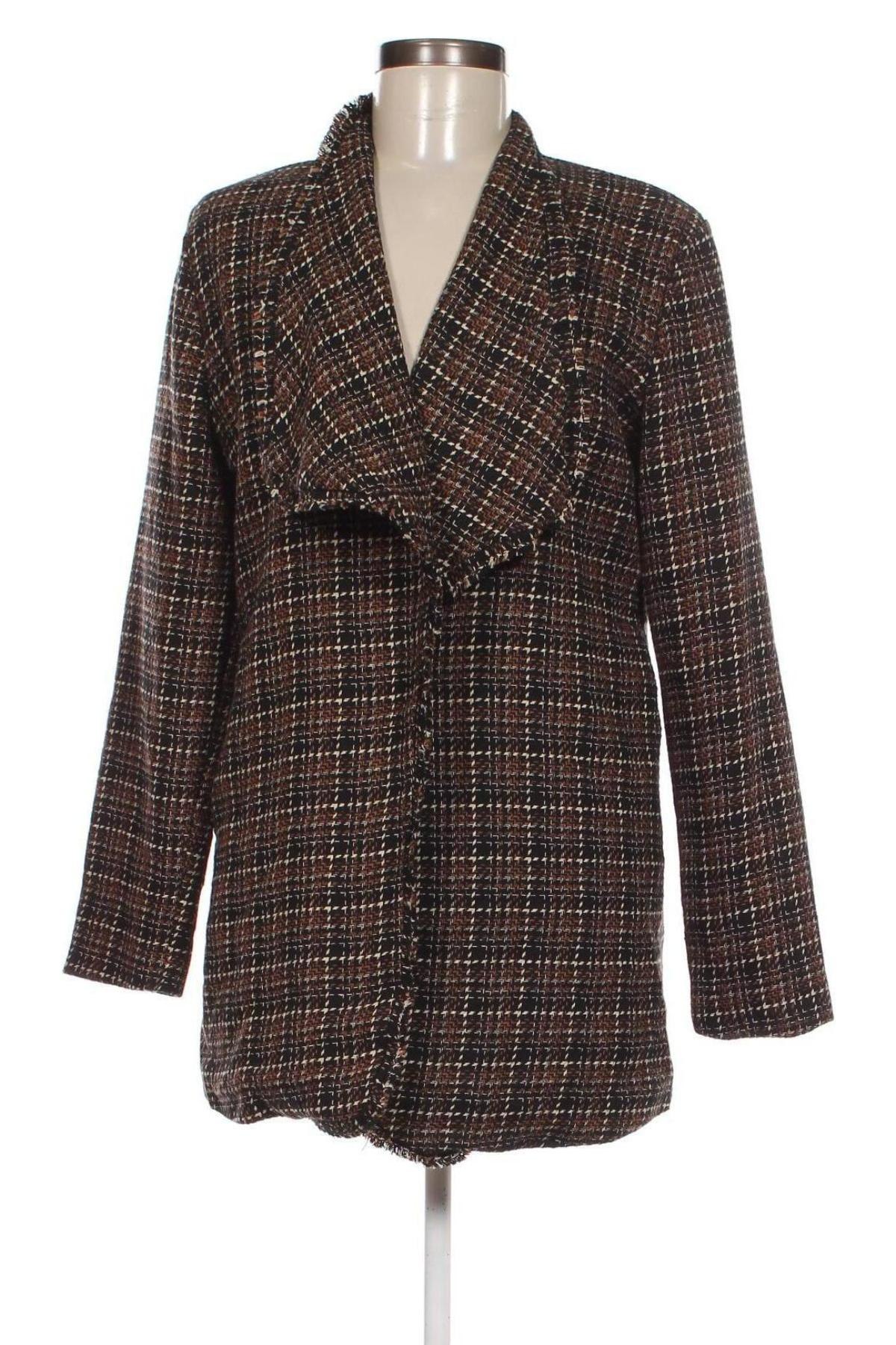 Γυναικείο παλτό Made In Italy, Μέγεθος XXL, Χρώμα Πολύχρωμο, Τιμή 23,75 €