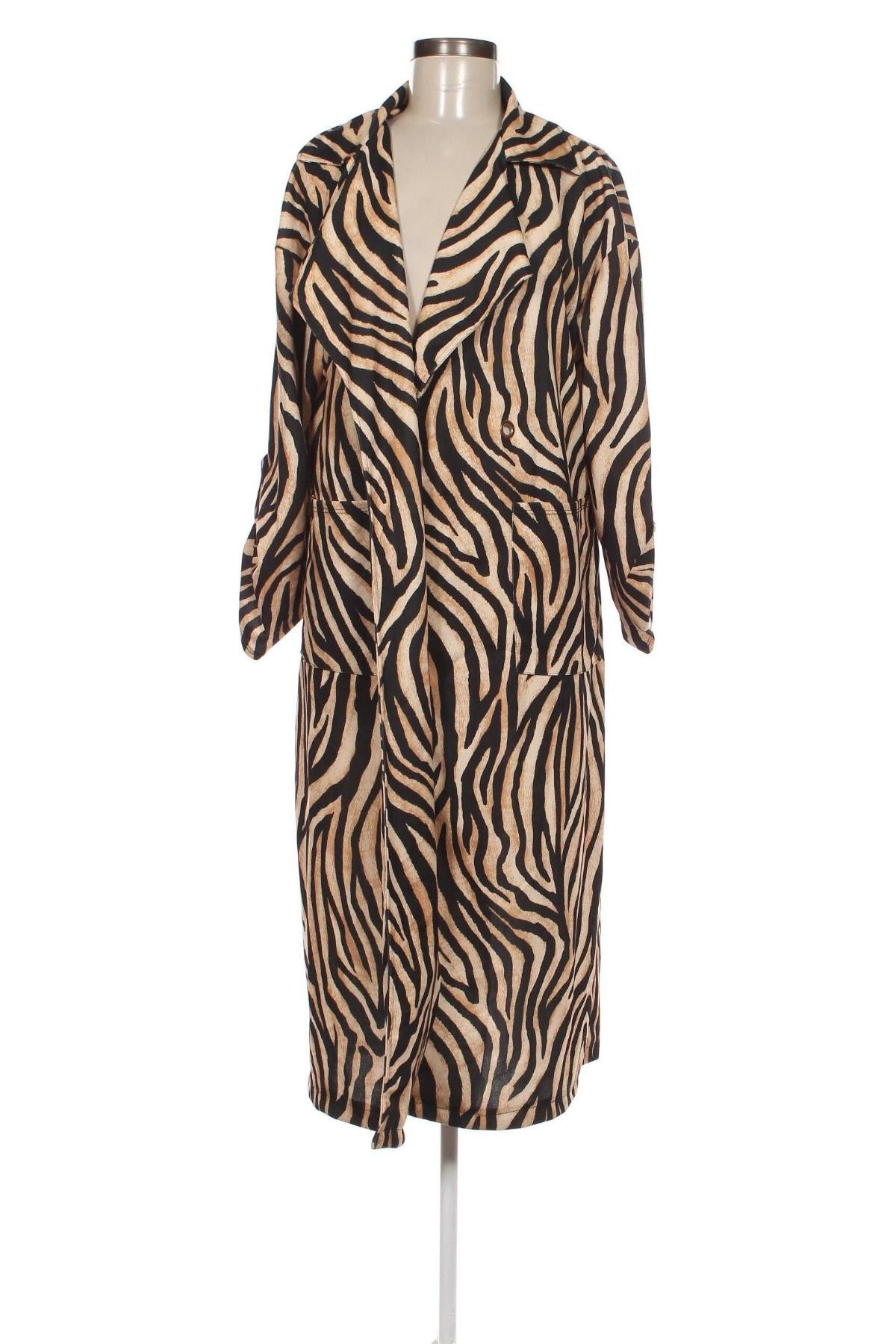 Γυναικείο παλτό Made In Italy, Μέγεθος L, Χρώμα Πολύχρωμο, Τιμή 19,80 €