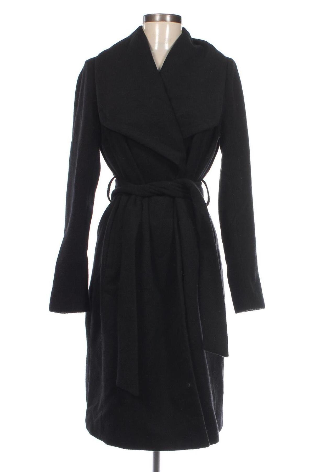Дамско палто Manguun, Размер M, Цвят Черен, Цена 66,34 лв.