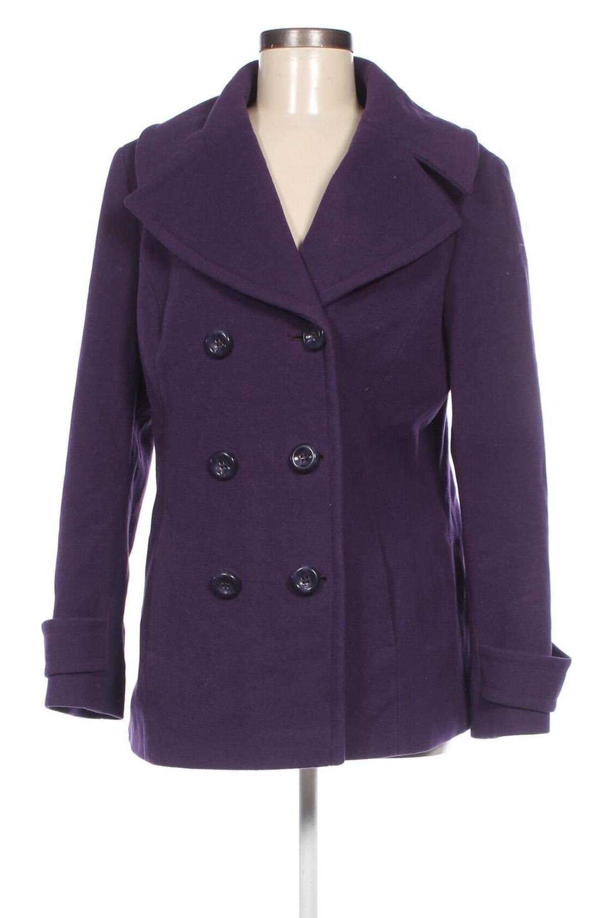 Dámský kabát  Marks & Spencer, Velikost XL, Barva Fialová, Cena  570,00 Kč