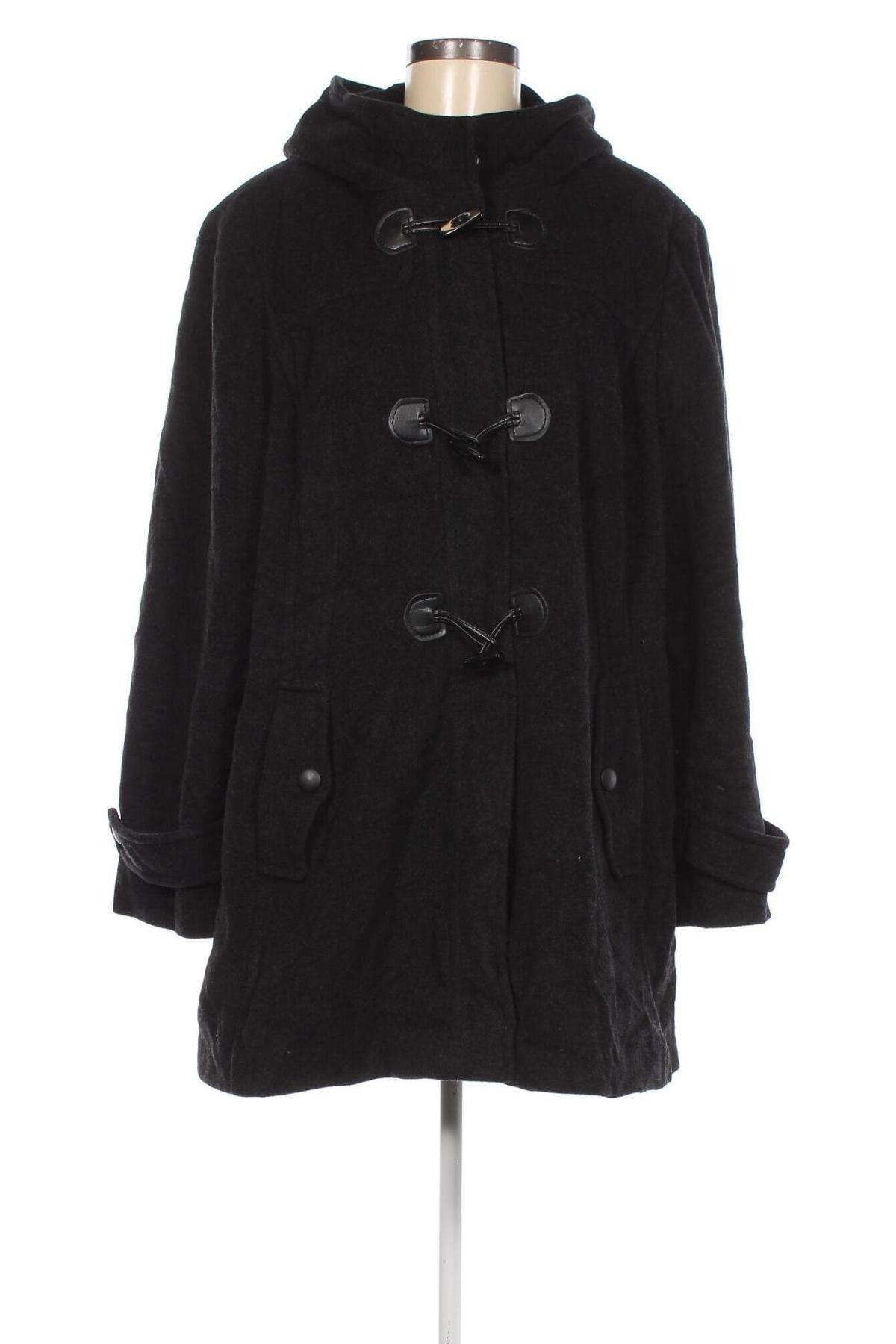 Γυναικείο παλτό Michele Boyard, Μέγεθος XXL, Χρώμα Μαύρο, Τιμή 43,02 €
