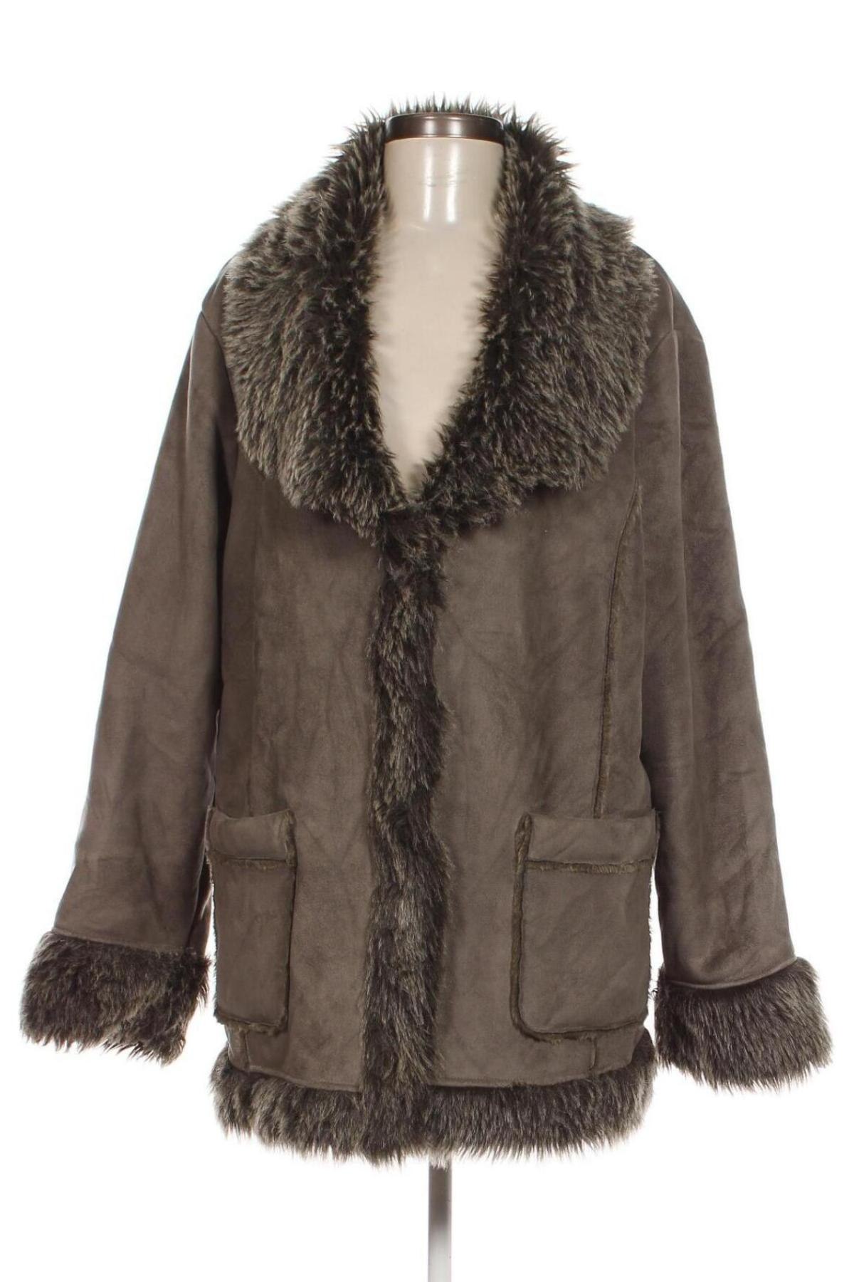 Γυναικείο παλτό Nkd, Μέγεθος L, Χρώμα Γκρί, Τιμή 43,02 €