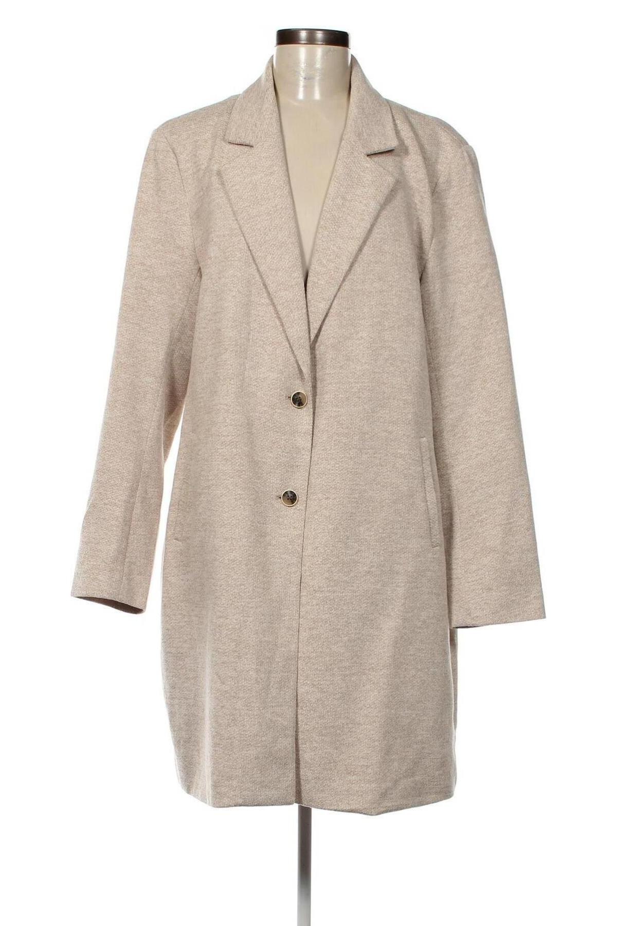 Дамско палто ONLY, Размер XS, Цвят Бежов, Цена 44,28 лв.