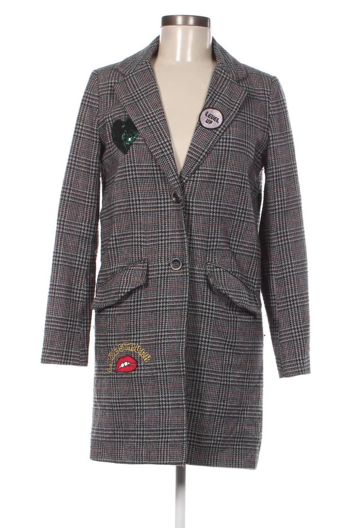 Γυναικείο παλτό ONLY, Μέγεθος XS, Χρώμα Γκρί, Τιμή 22,11 €