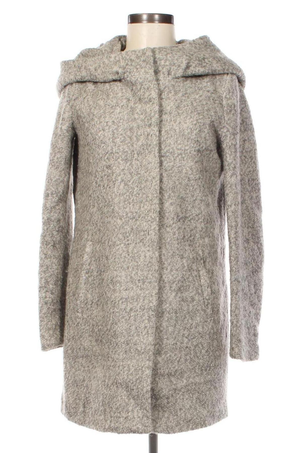 Дамско палто ONLY, Размер M, Цвят Сив, Цена 34,10 лв.