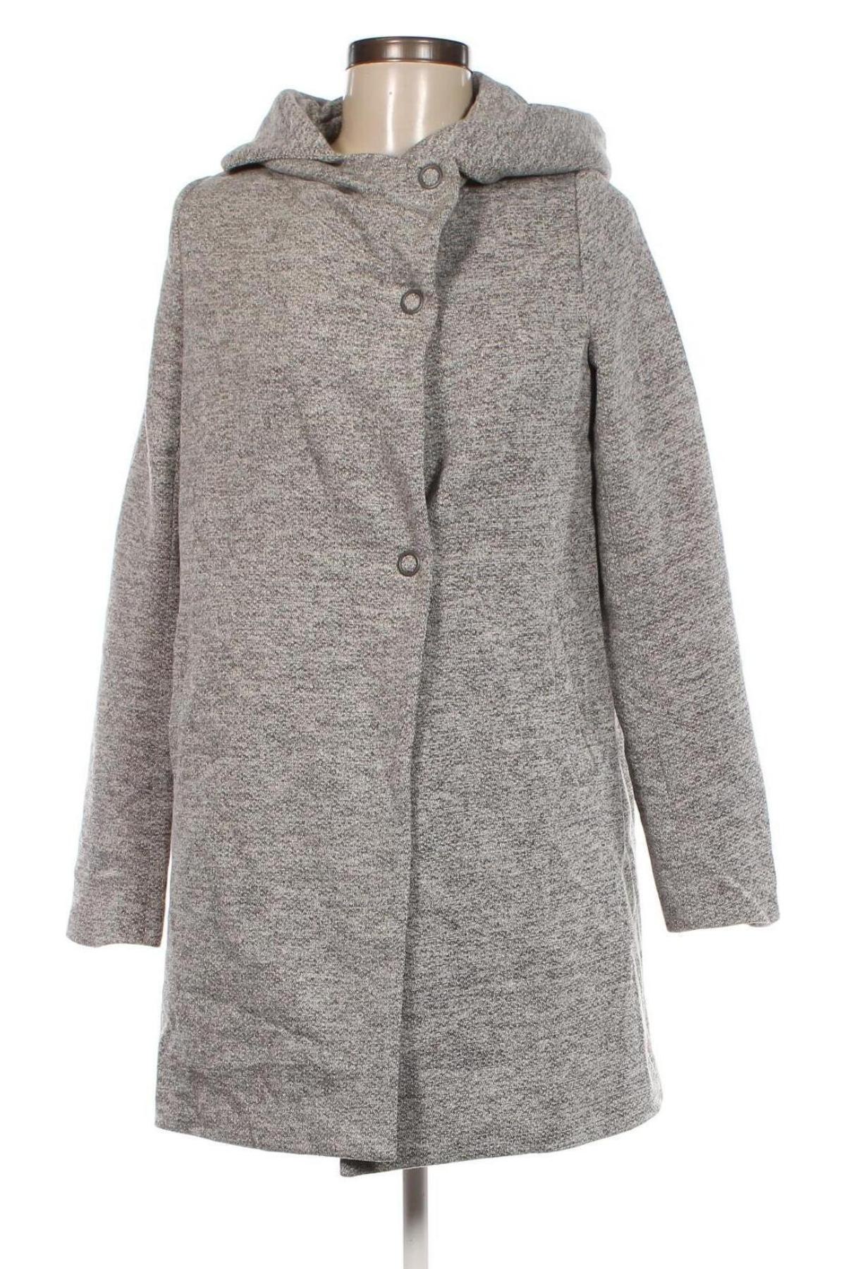 Дамско палто ONLY, Размер M, Цвят Сив, Цена 24,00 лв.