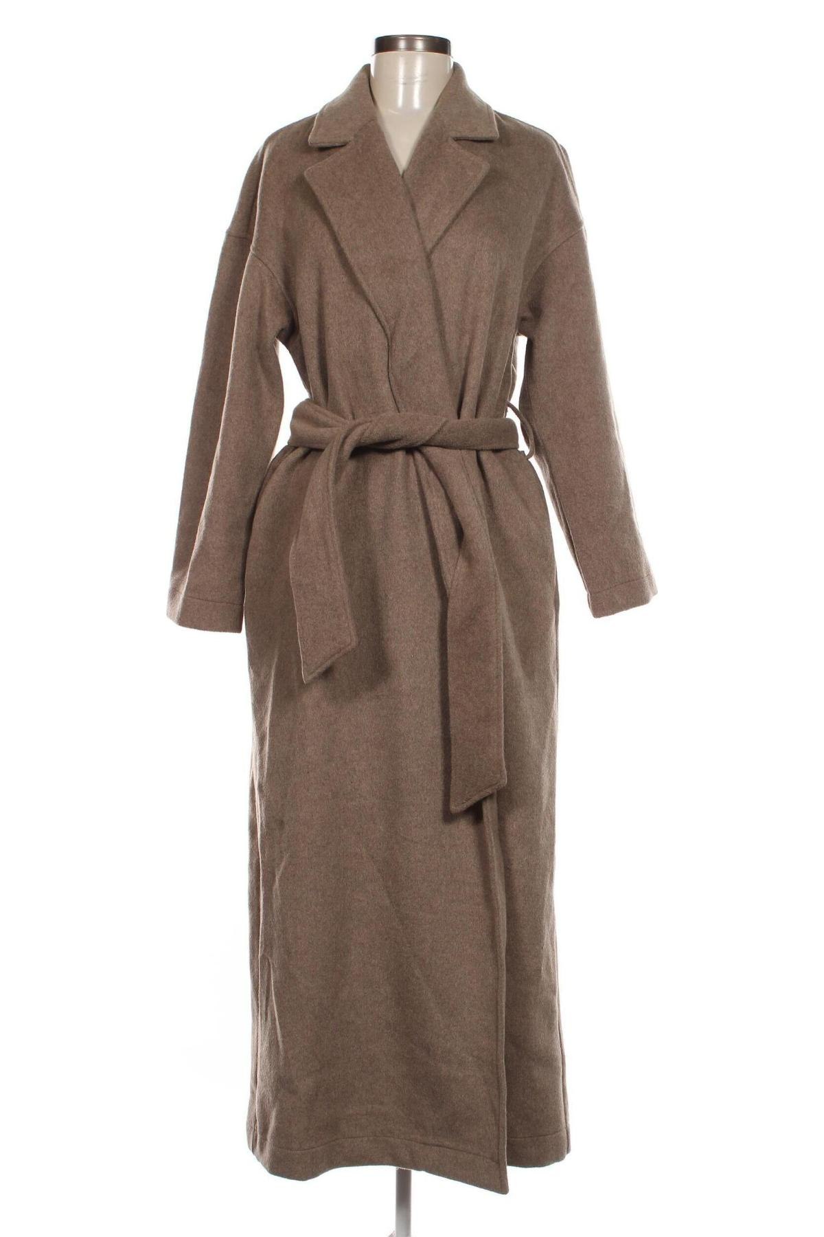 Γυναικείο παλτό Object, Μέγεθος M, Χρώμα Καφέ, Τιμή 90,12 €