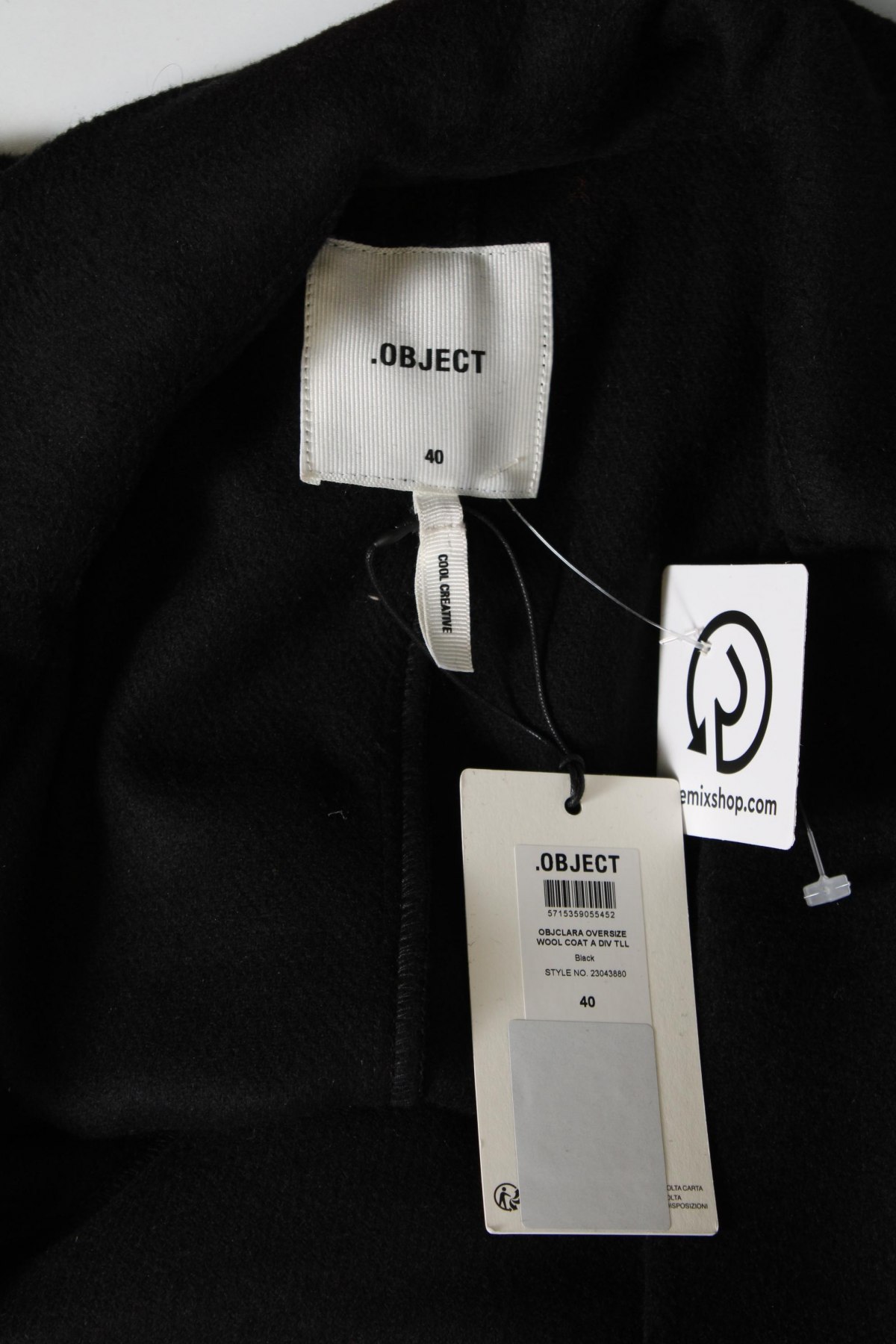 Dámský kabát  Object, Velikost M, Barva Černá, Cena  2 597,00 Kč