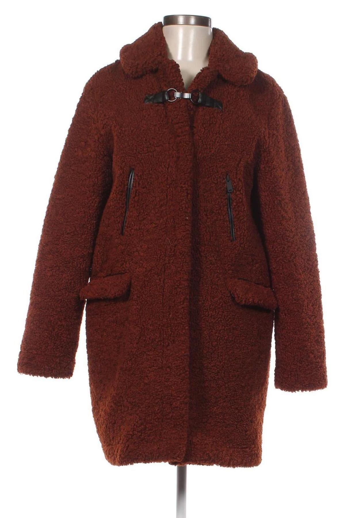 Дамско палто One Step, Размер M, Цвят Кафяв, Цена 83,30 лв.