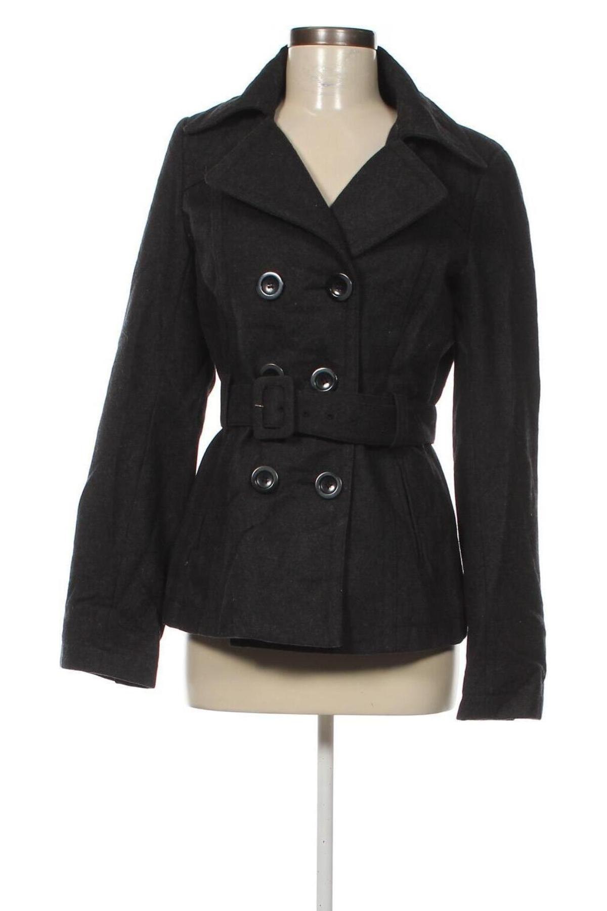 Дамско палто Orsay, Размер S, Цвят Сив, Цена 69,55 лв.