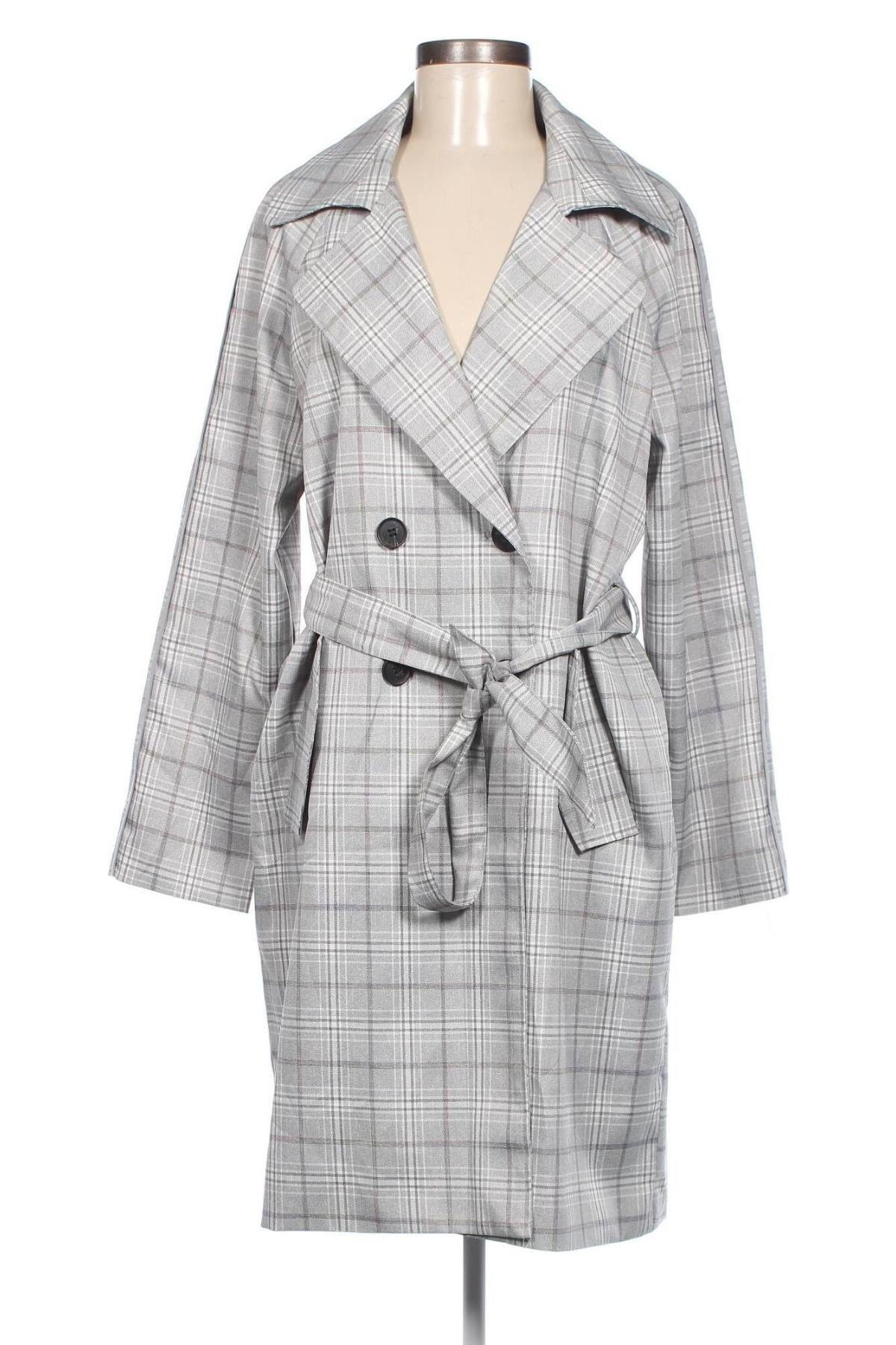 Γυναικείο παλτό Pieces, Μέγεθος M, Χρώμα Πολύχρωμο, Τιμή 16,33 €