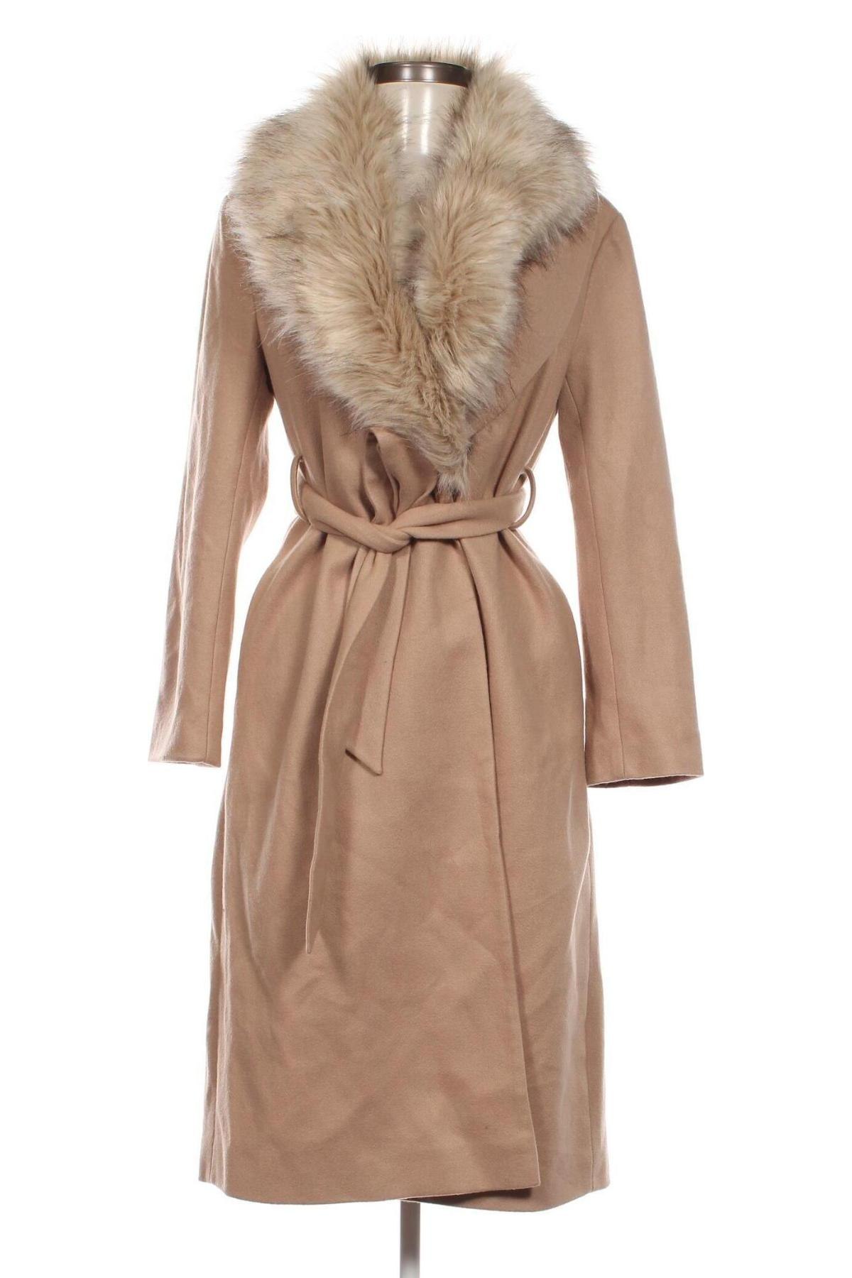 Дамско палто Primark, Размер S, Цвят Бежов, Цена 69,55 лв.
