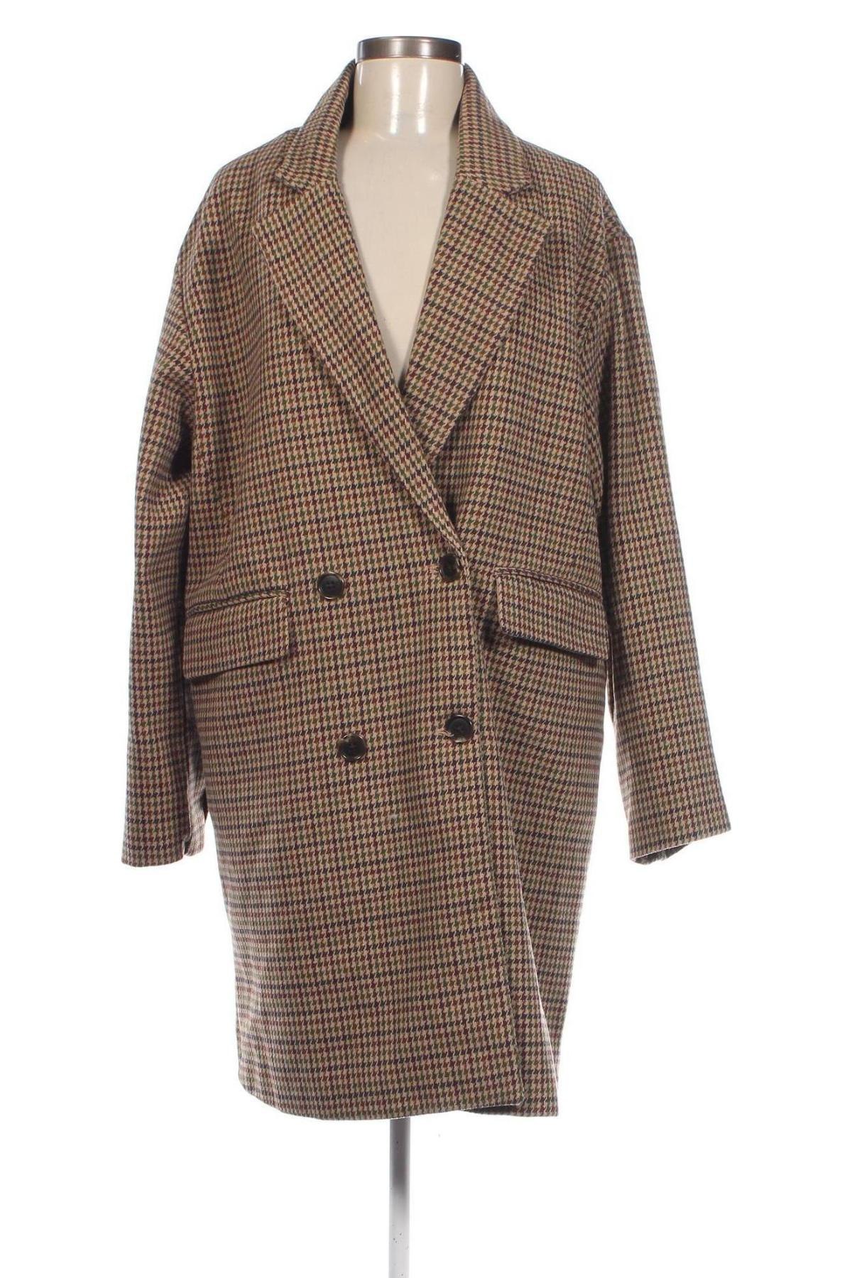 Γυναικείο παλτό Pull&Bear, Μέγεθος M, Χρώμα Πολύχρωμο, Τιμή 57,63 €