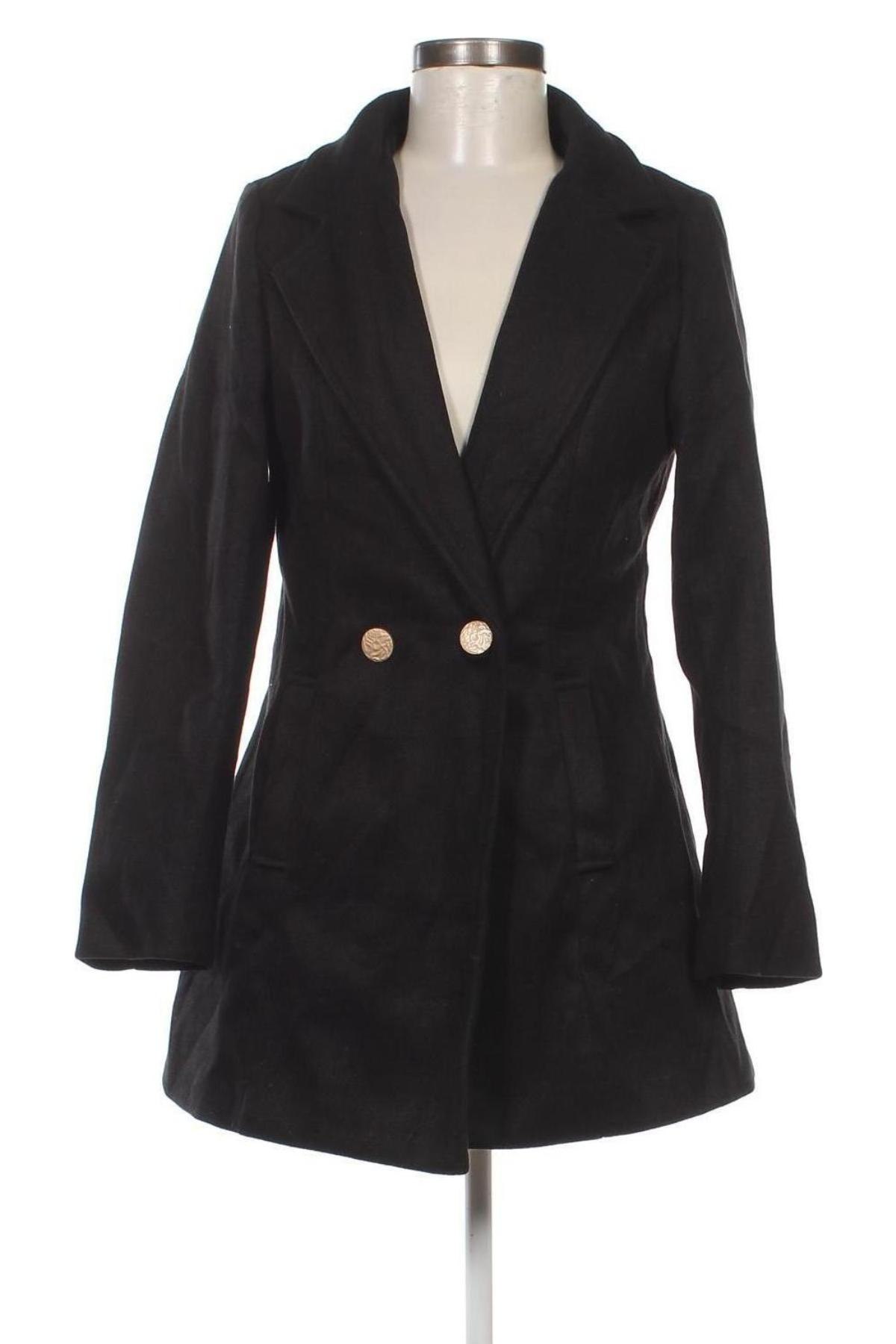 Dámsky kabát  SHEIN, Veľkosť S, Farba Čierna, Cena  37,62 €