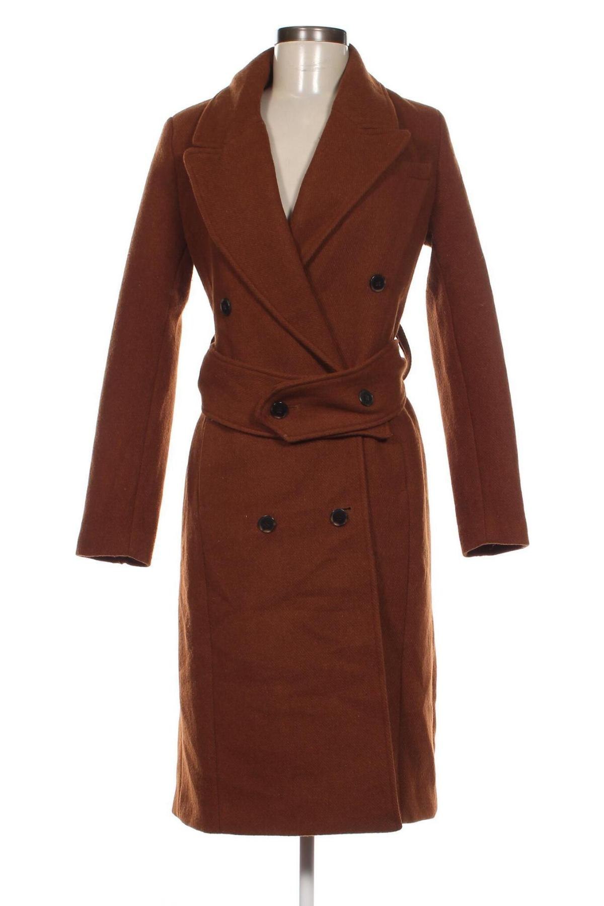 Palton de femei Selected Femme, Mărime XS, Culoare Maro, Preț 307,96 Lei